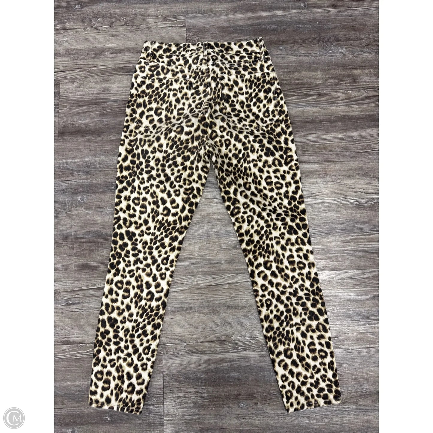 Jeans Skinny By Frame In Animal Print, Size: 4