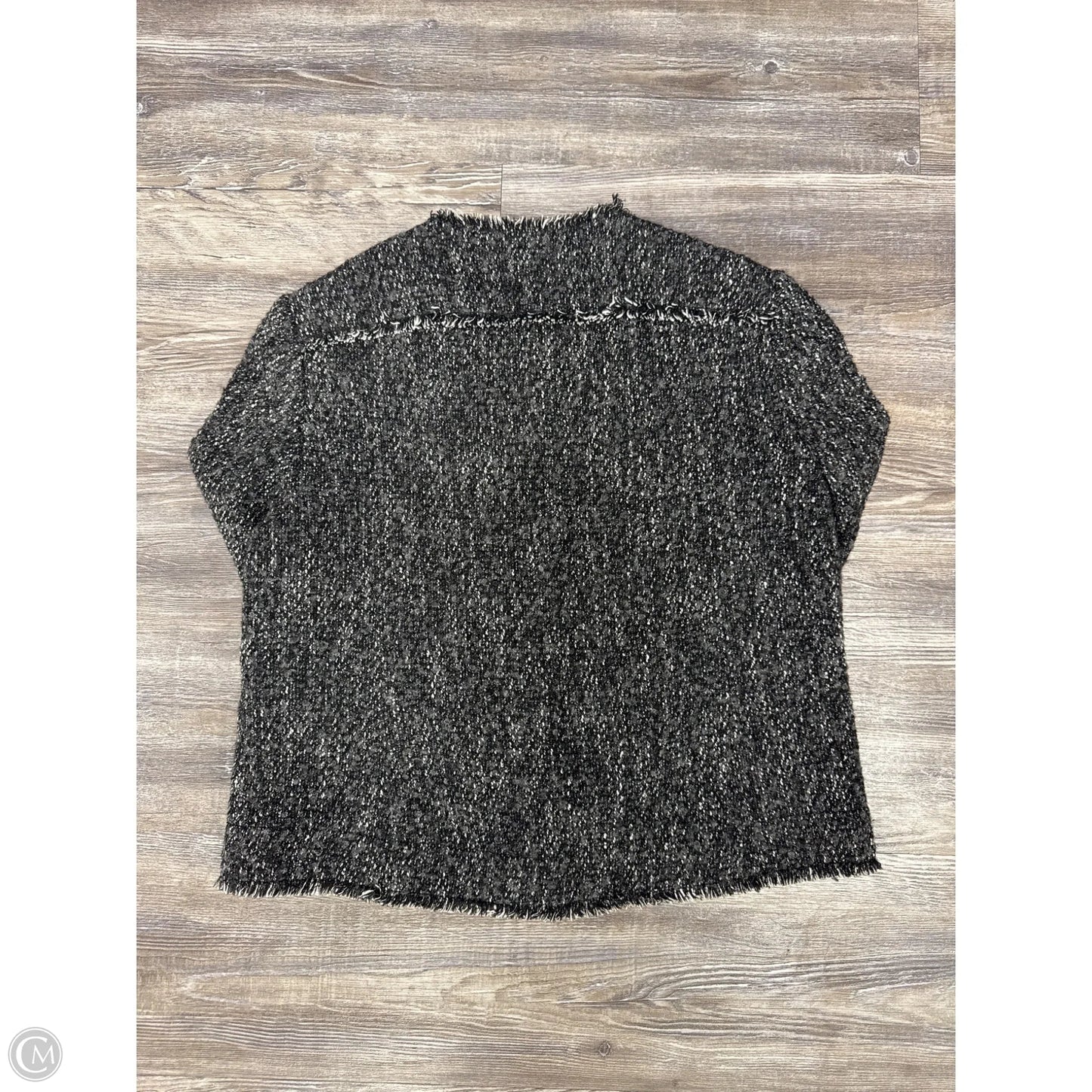 Jacket Designer By Luisa Cerano In Grey, Size: S