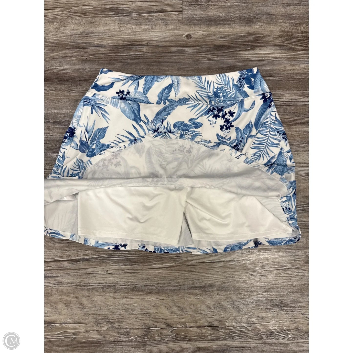 Athletic Skort By Tommy Bahama In Blue & White, Size: M