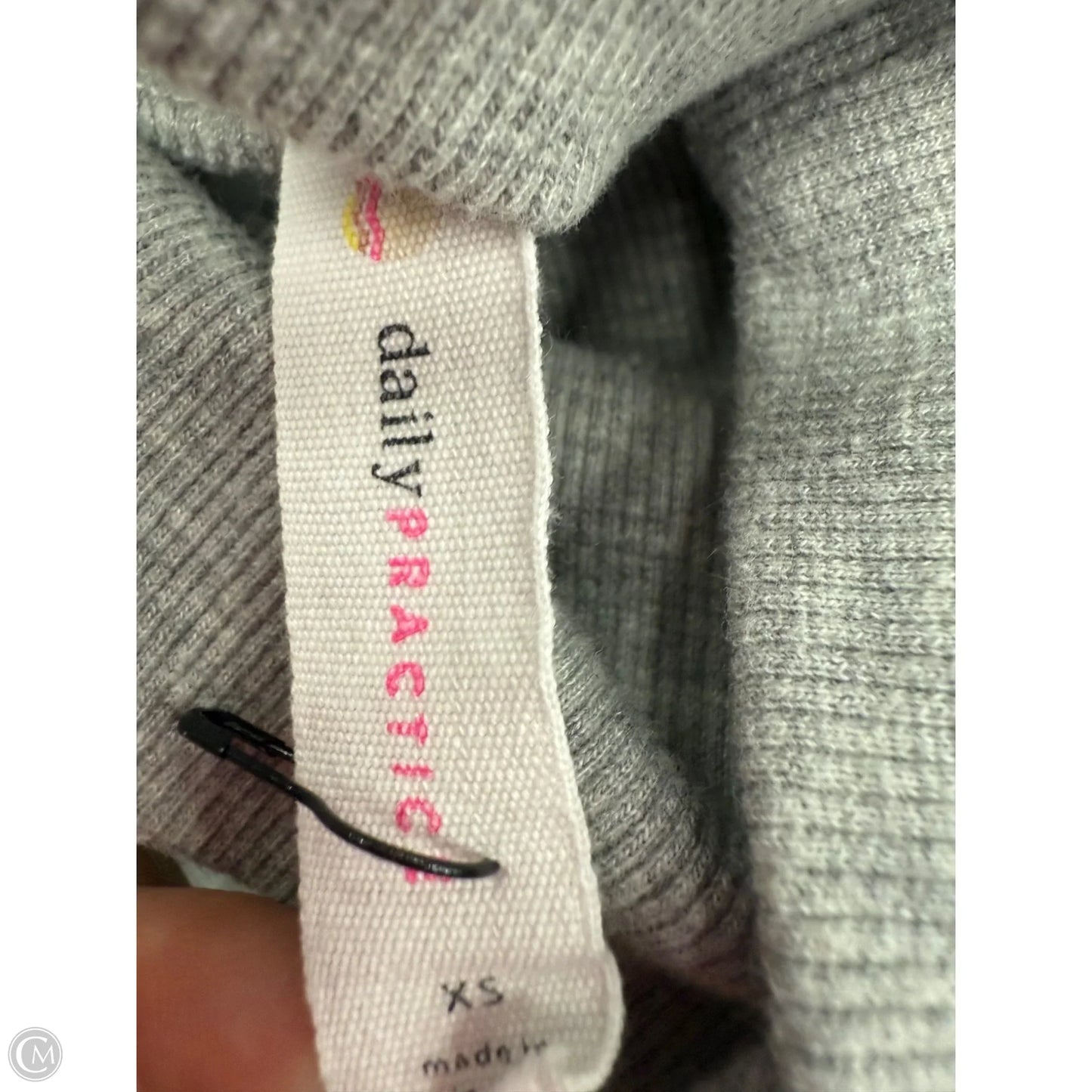 Sweatshirt Hoodie By Daily Practice By Anthropologie In Grey, Size: Xs