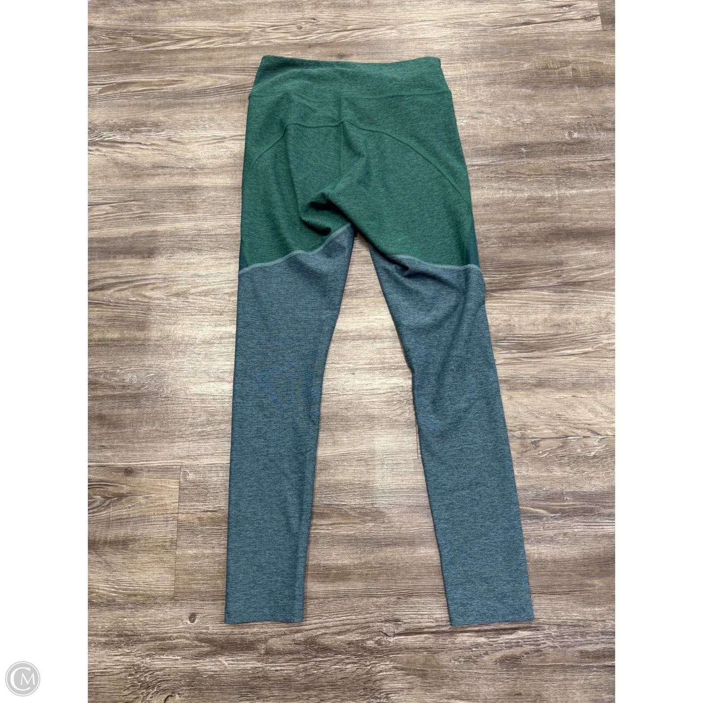 Athletic Leggings By Outdoor Voices In Blue & Green, Size: S