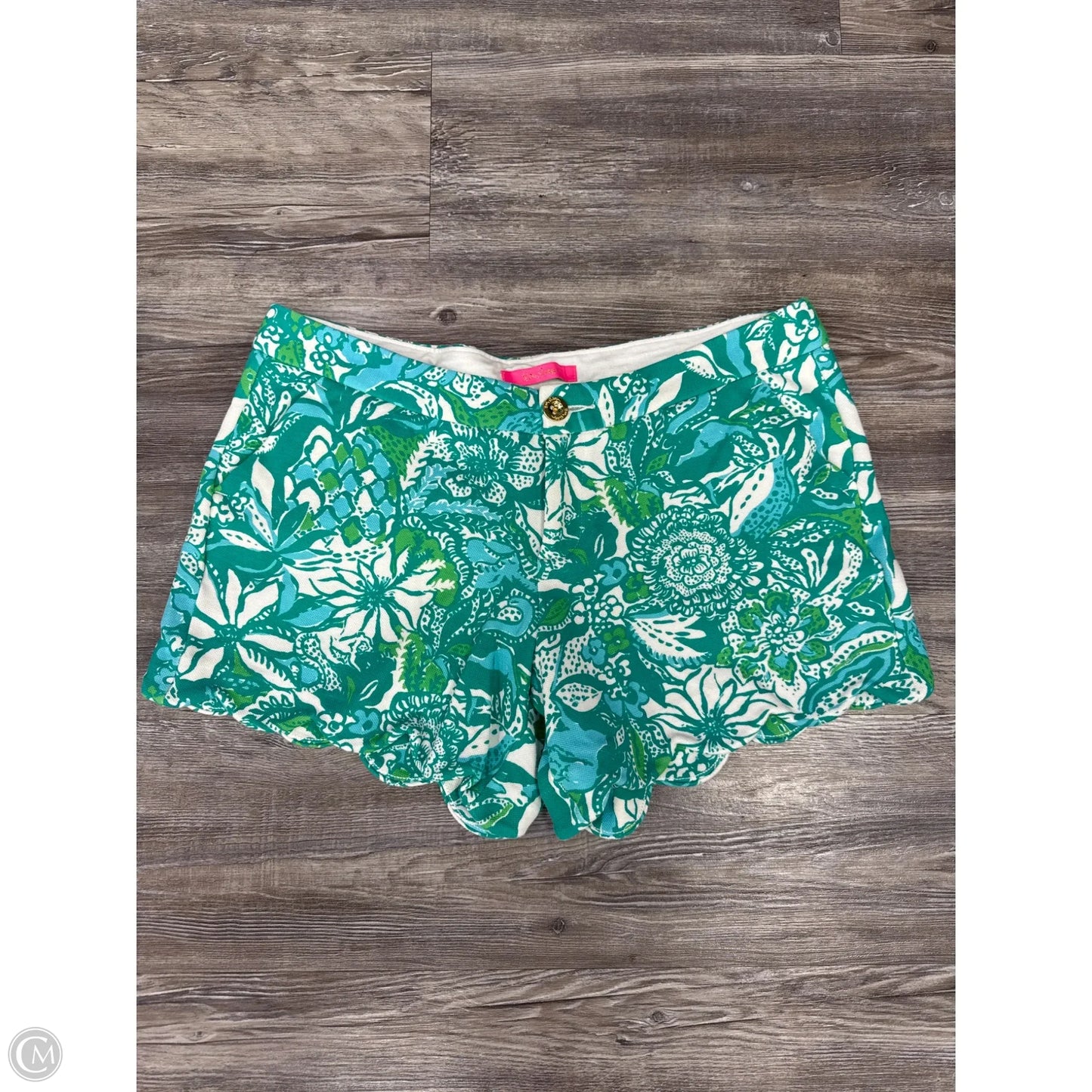 Shorts By Lilly Pulitzer In Blue & Green, Size: 10