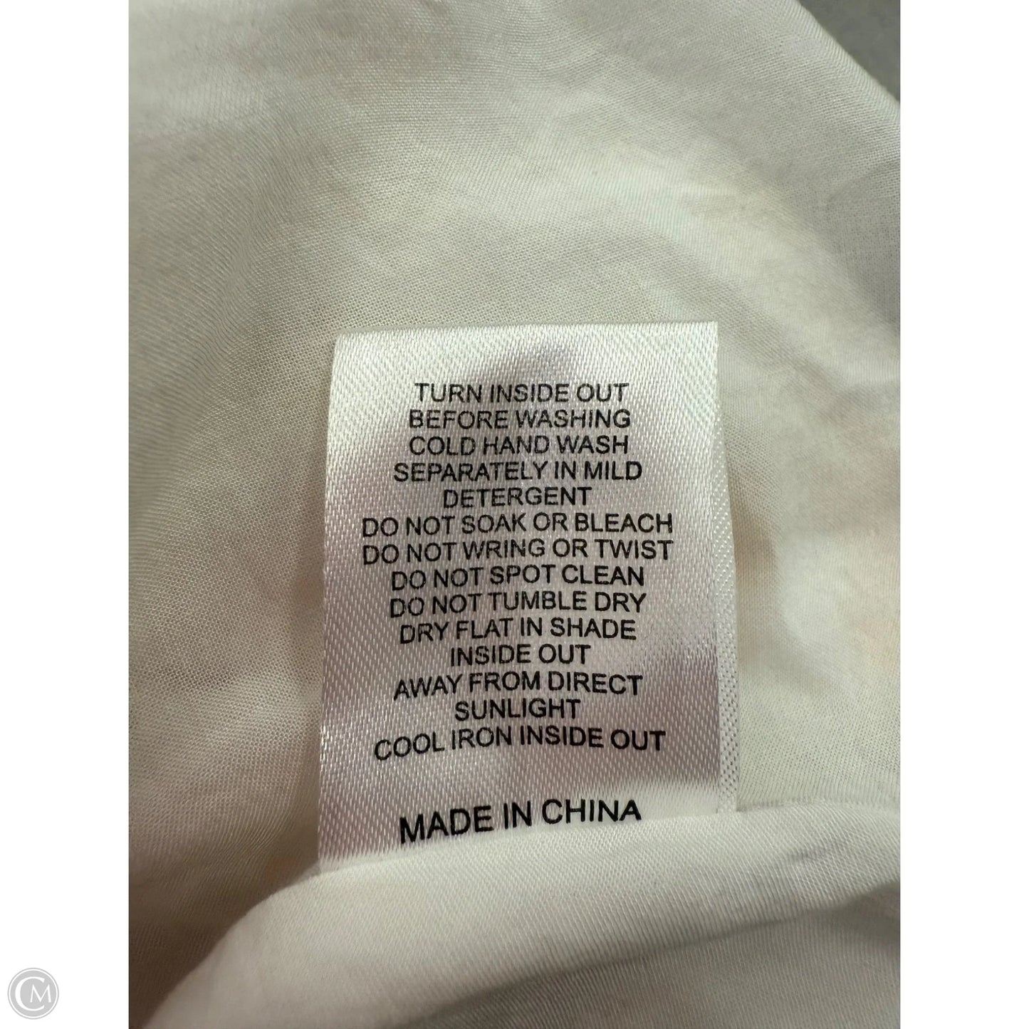 Dress Casual Short By Sabo In Orange & White, Size: S