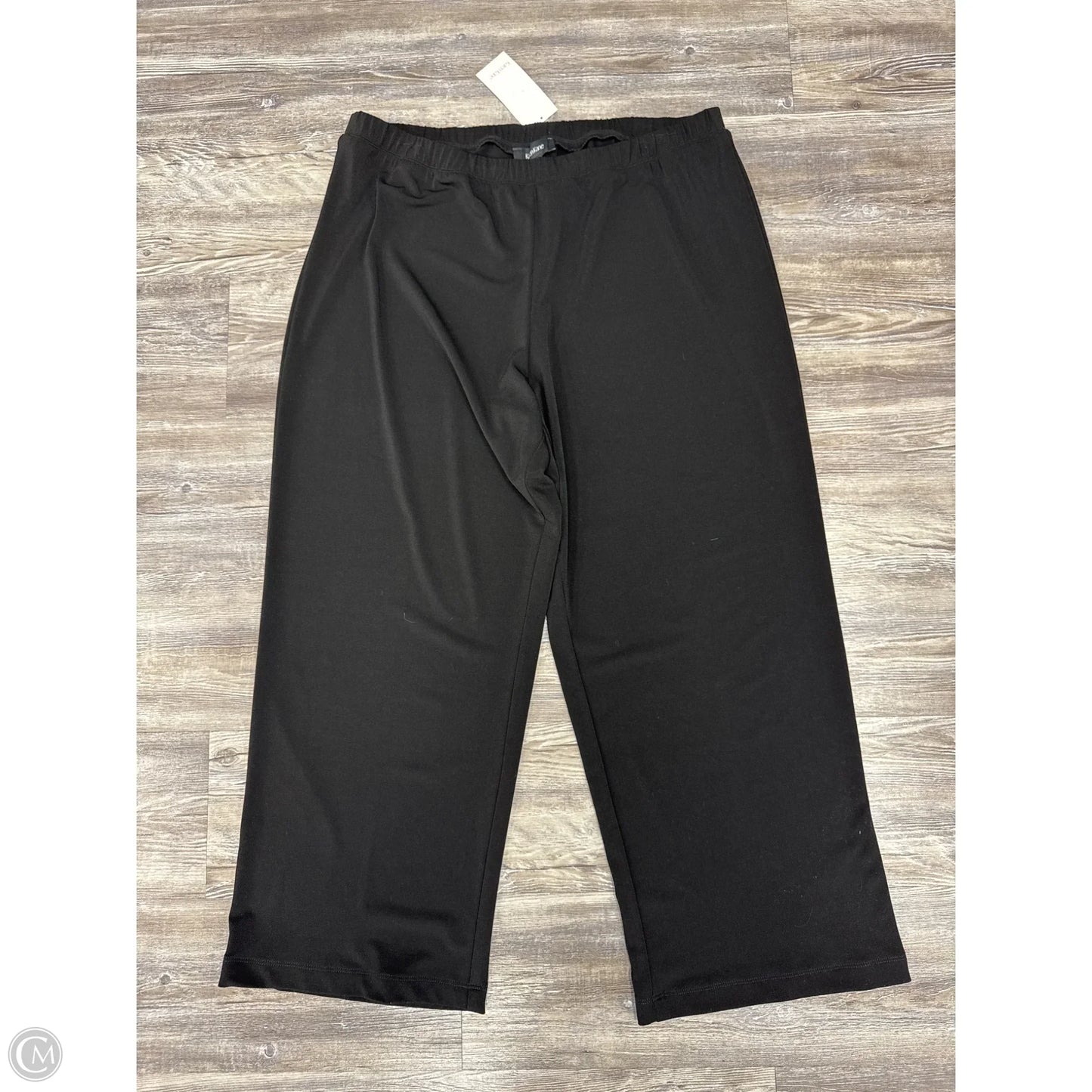 Pants Wide Leg By Karen Kane In Black, Size: 2x