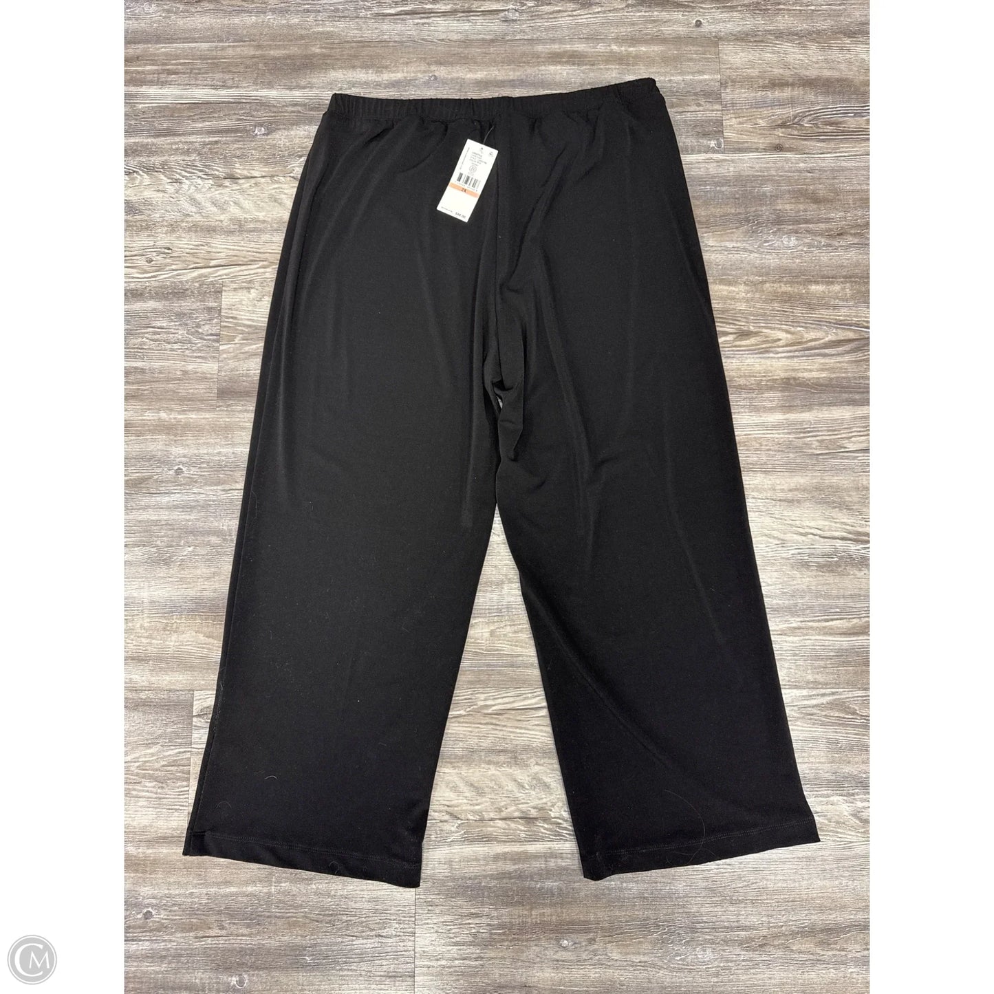 Pants Wide Leg By Karen Kane In Black, Size: 2x