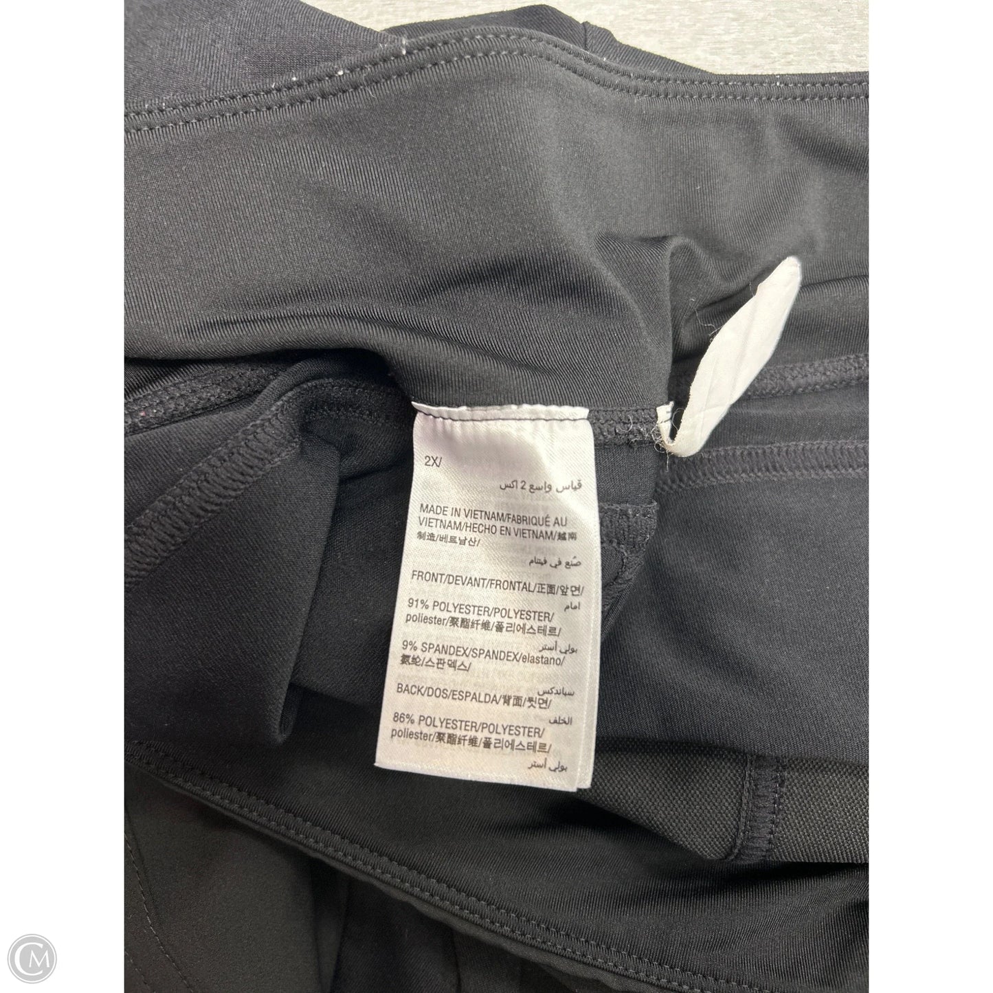 Athletic Pants By Ideology In Black, Size: 2x
