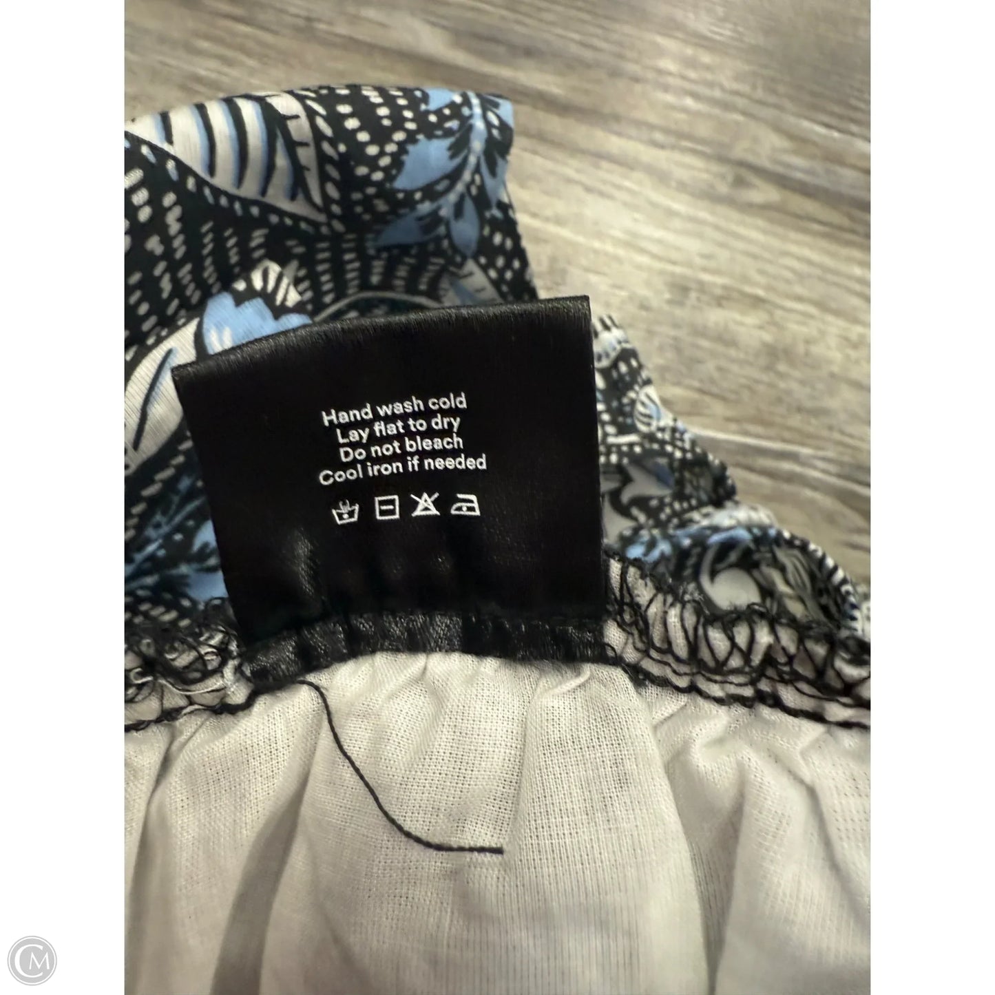 Dress Casual Maxi By Summersalt In Black & Blue, Size: S