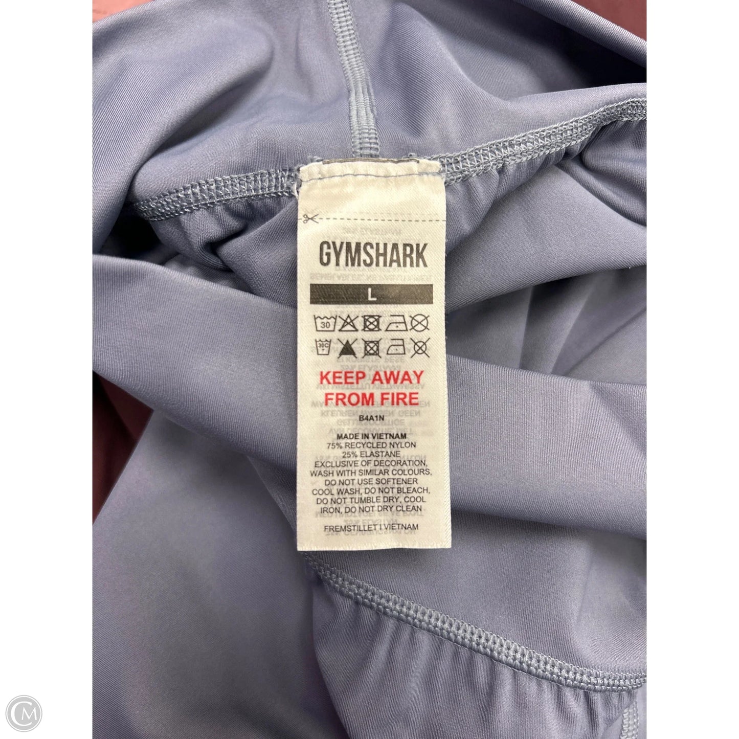 Athletic Pants By Gym Shark In Grey, Size: L