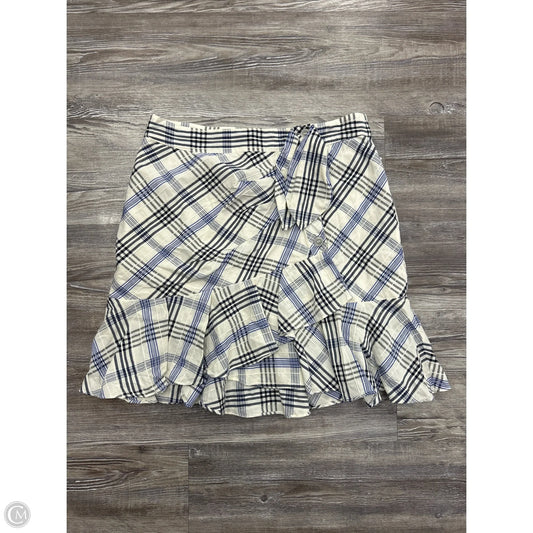 Skirt Designer By Veronica Beard In Plaid Pattern, Size: S