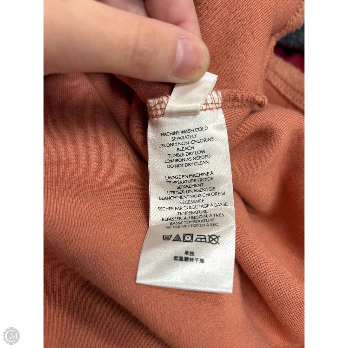 Jacket Shirt By Free People In Orange, Size: S