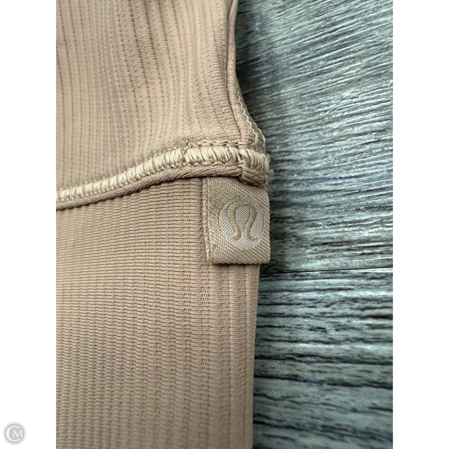 Athletic Tank Top By Lululemon In Tan, Size: Xs