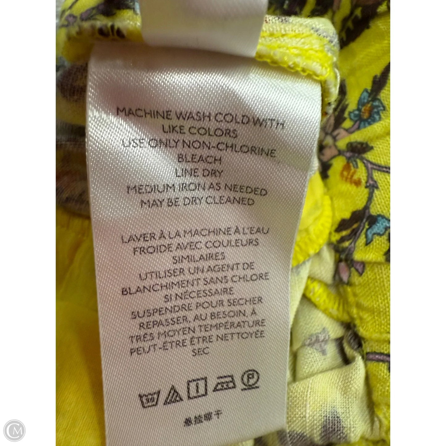 Shorts By Anthropologie In Yellow, Size: M