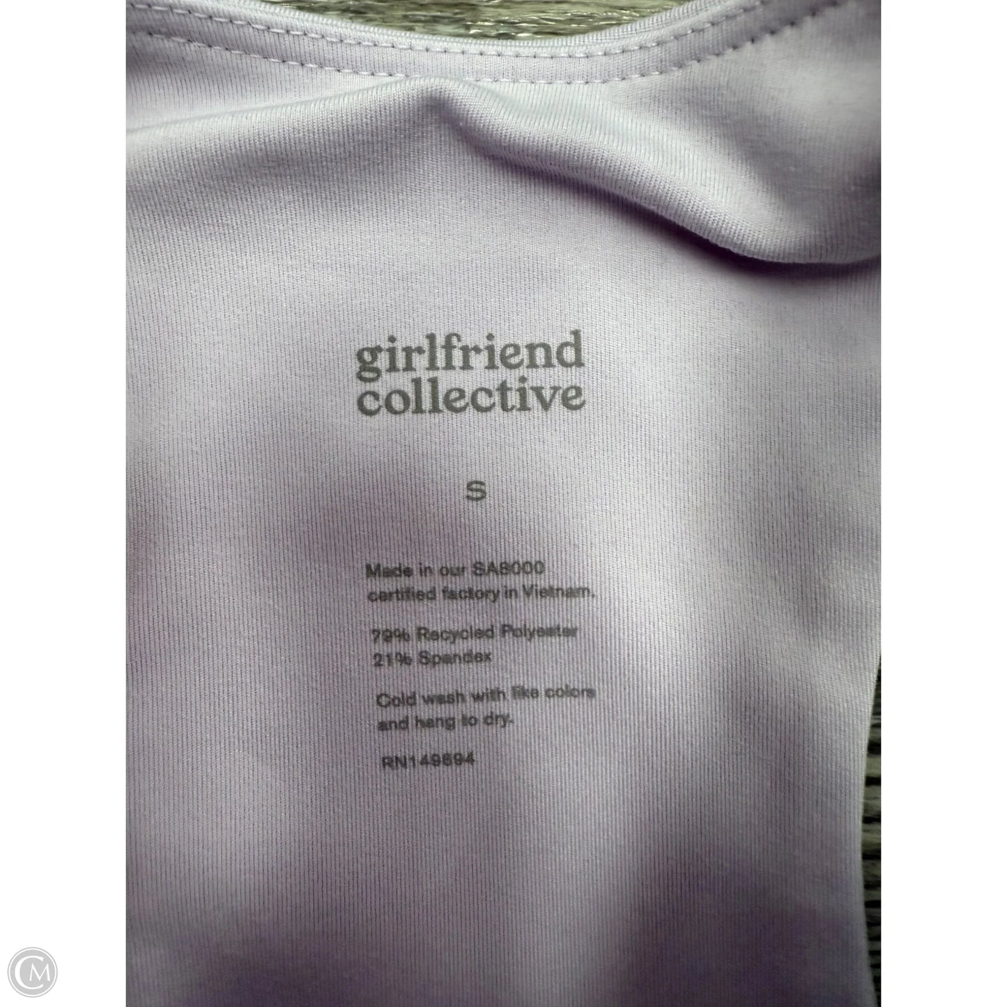 Athletic Tank Top By Girlfriend Collective In Purple, Size: S