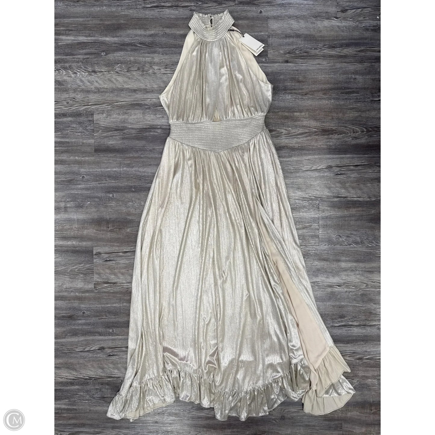 Dress Designer By Cma In Gold & Silver, Size: Xl