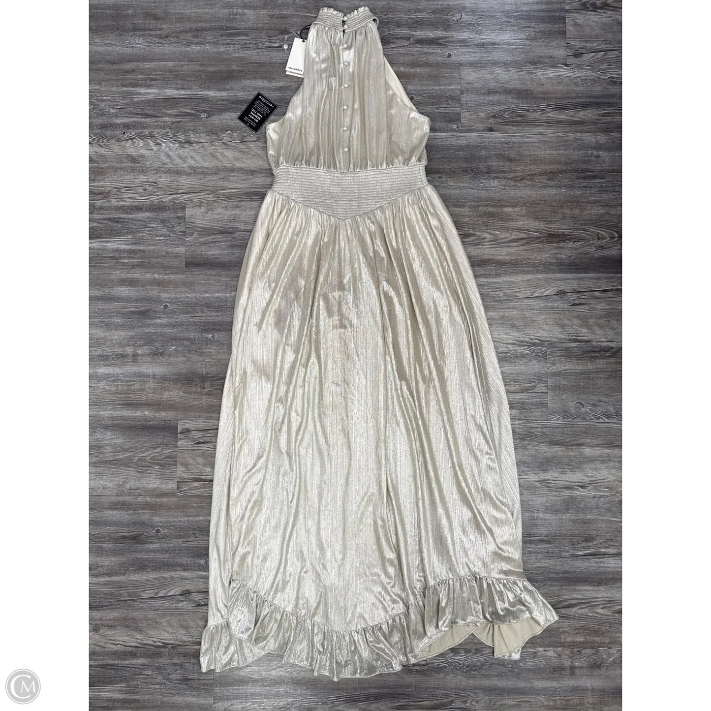 Dress Designer By Cma In Gold & Silver, Size: Xl