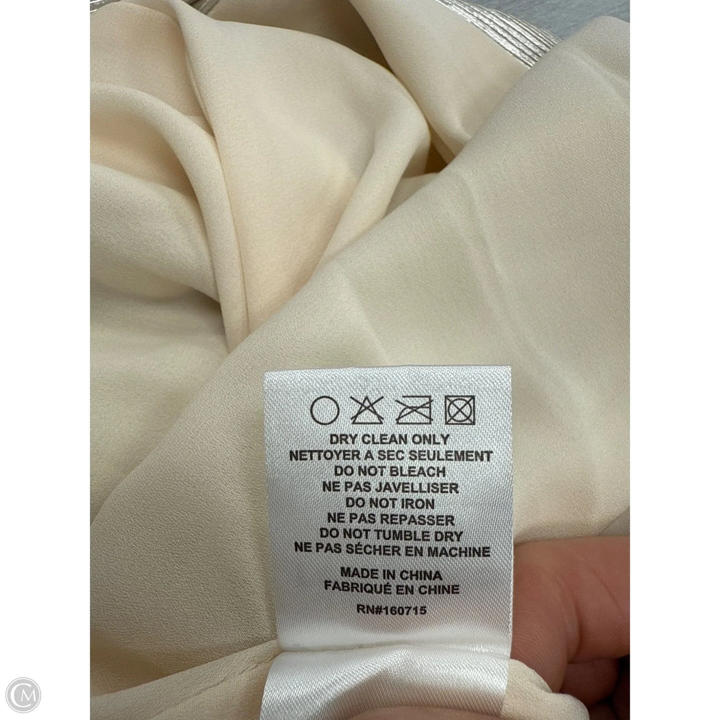 Dress Designer By Cma In Gold & Silver, Size: Xl