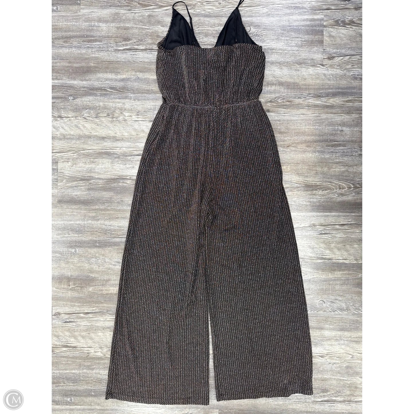 Jumpsuit By Chelsea 28 In Black & Gold, Size: 10