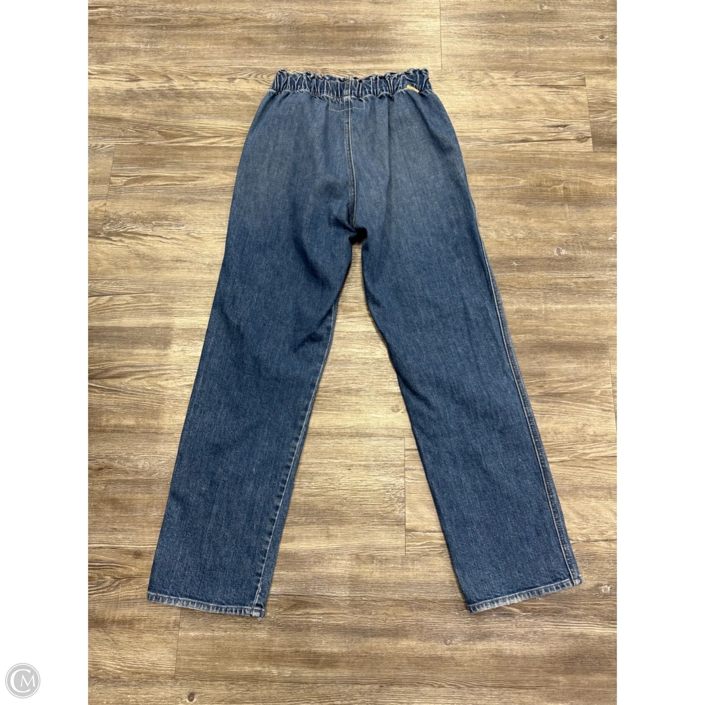 Jeans Straight By Mother Jeans In Blue Denim, Size: 2