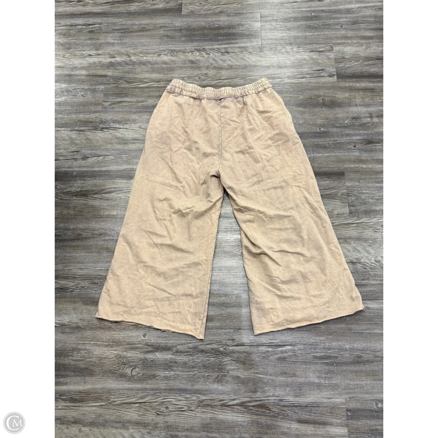 Pants Lounge By Zenana Outfitters In Tan, Size: Xl