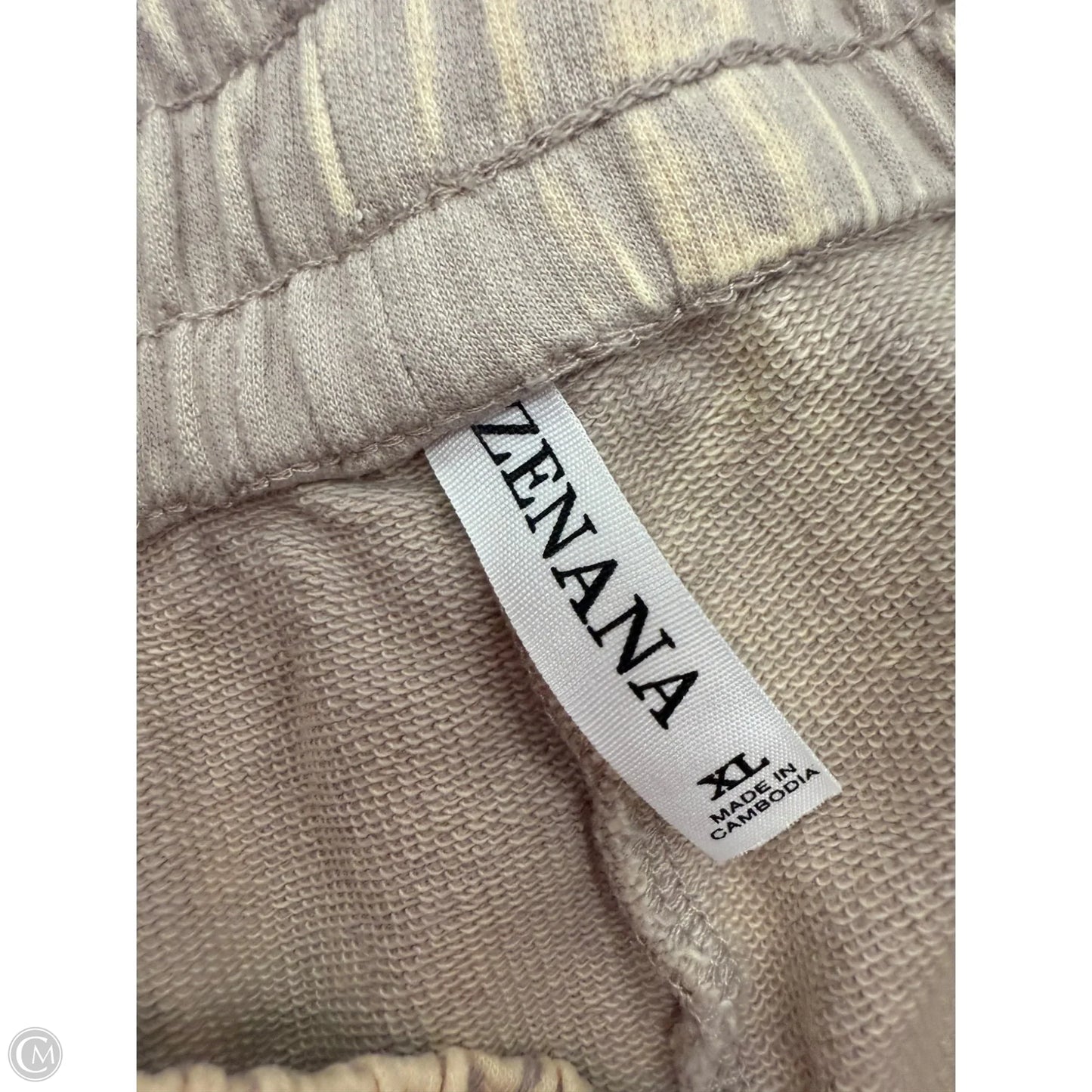 Pants Lounge By Zenana Outfitters In Tan, Size: Xl