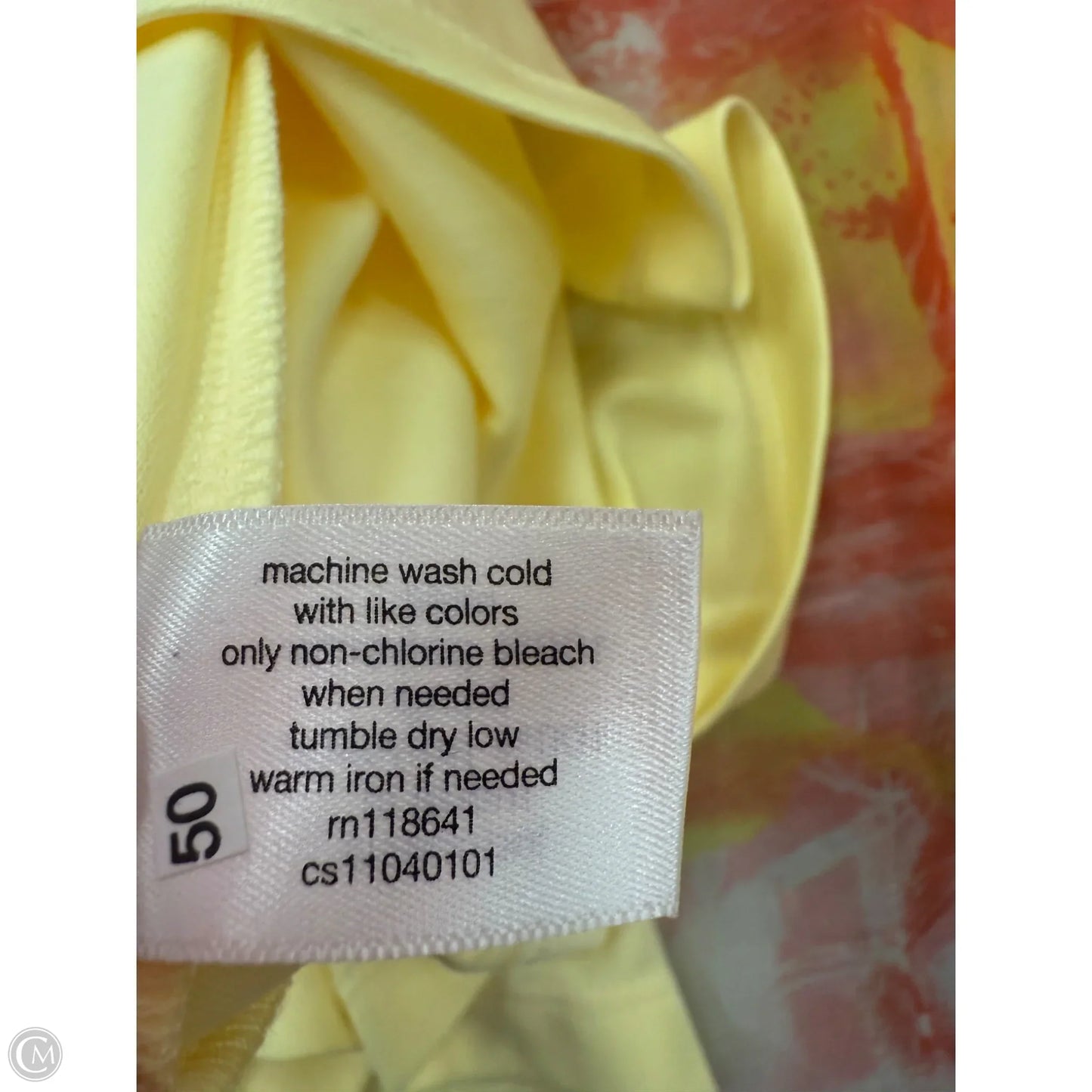 Dress Party Long By Lane Bryant In Yellow, Size: 24