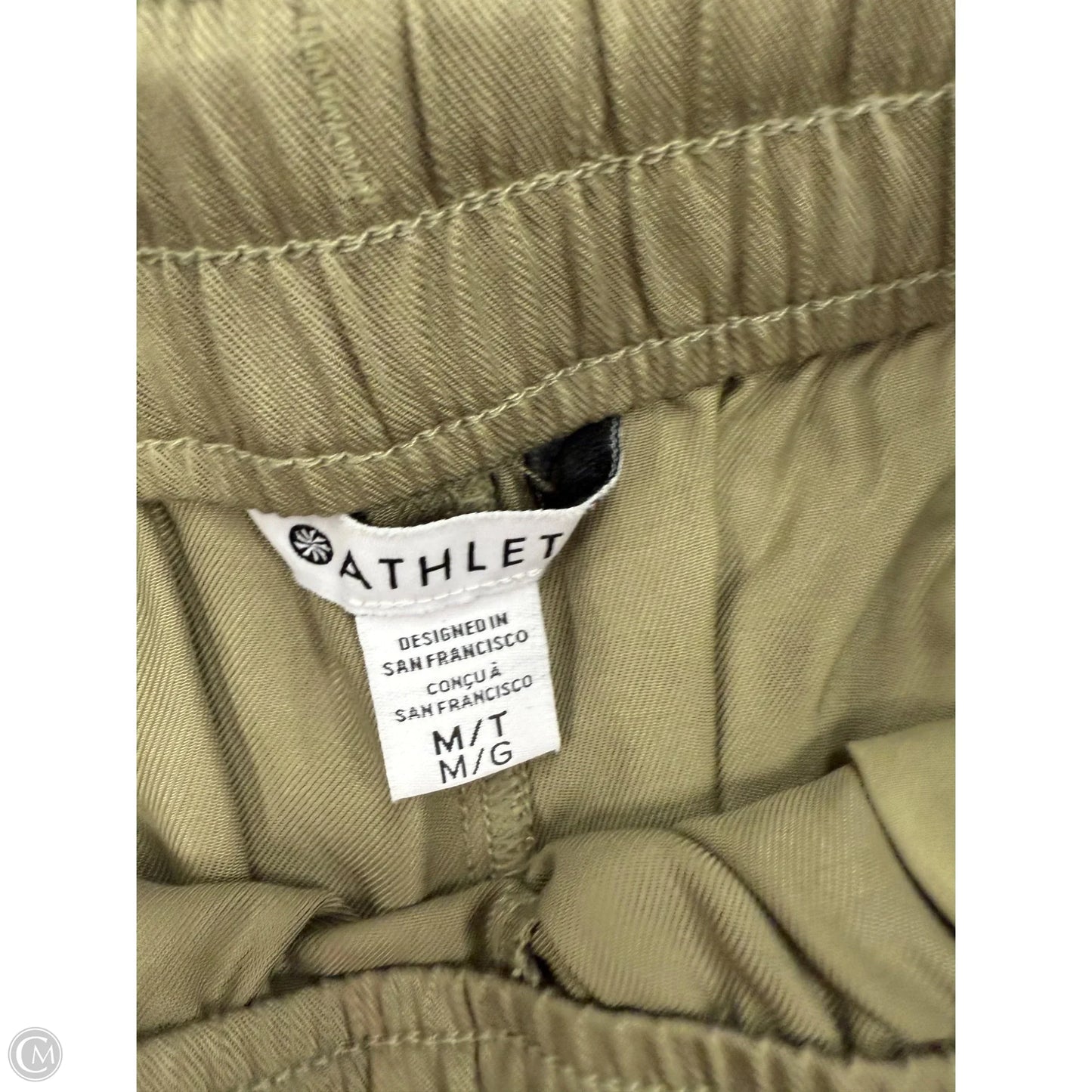 Athletic Pants By Athleta In Green, Size: M