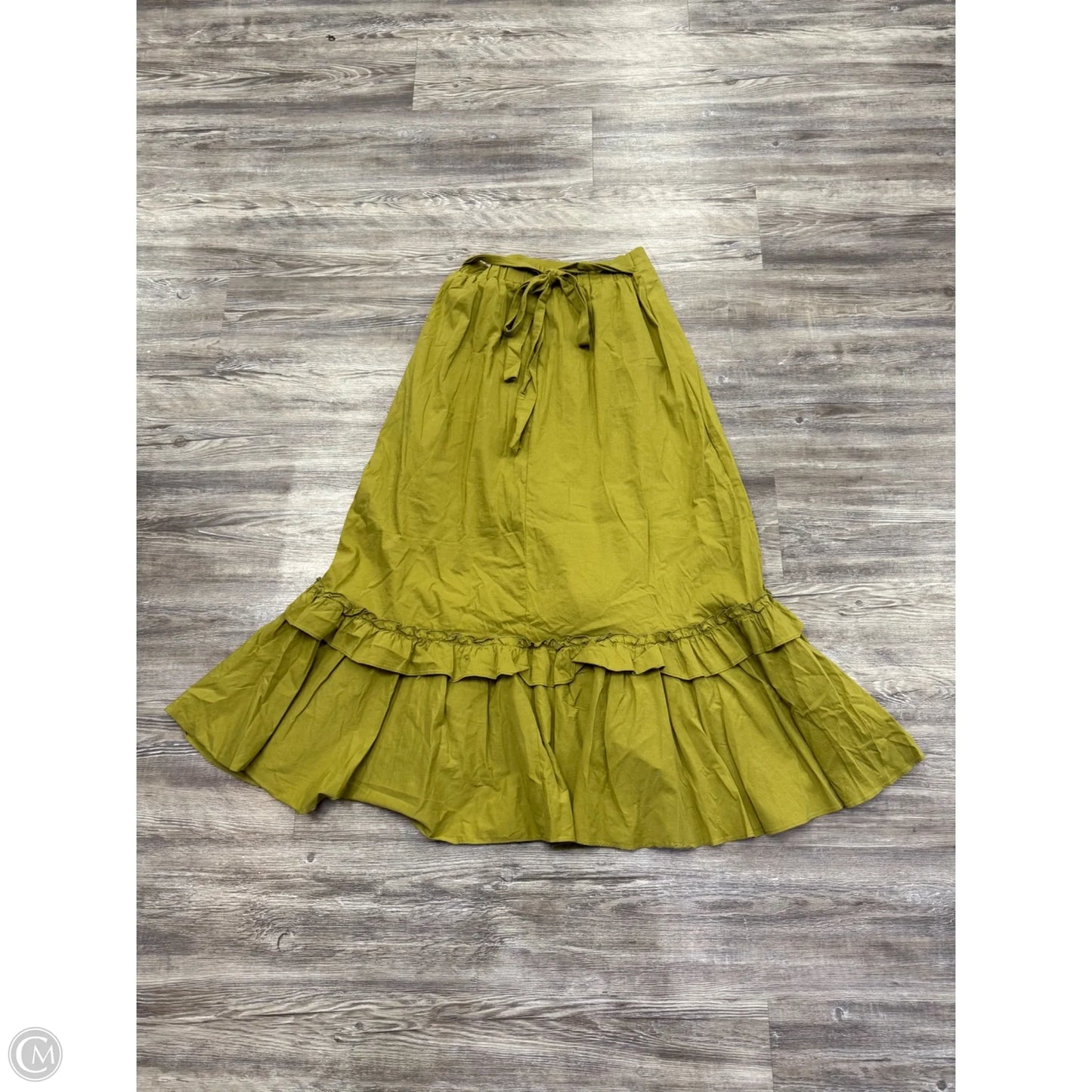 Skirt Maxi By Maeve In Chartreuse, Size: Xs