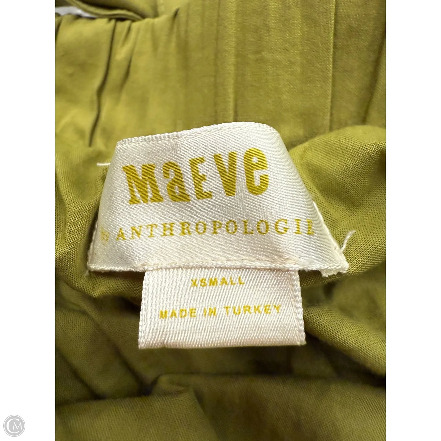 Skirt Maxi By Maeve In Chartreuse, Size: Xs
