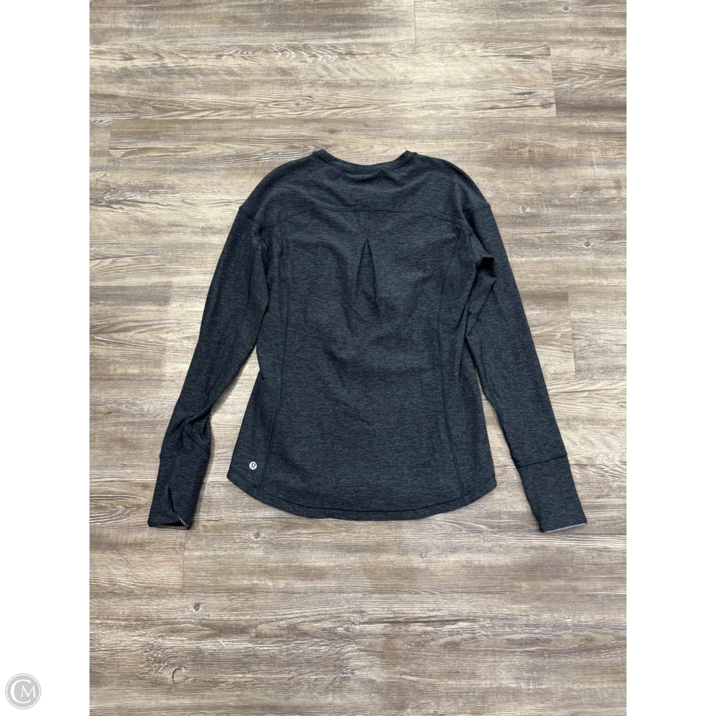Athletic Top Long Sleeve Crewneck By Lululemon In Blue, Size: M