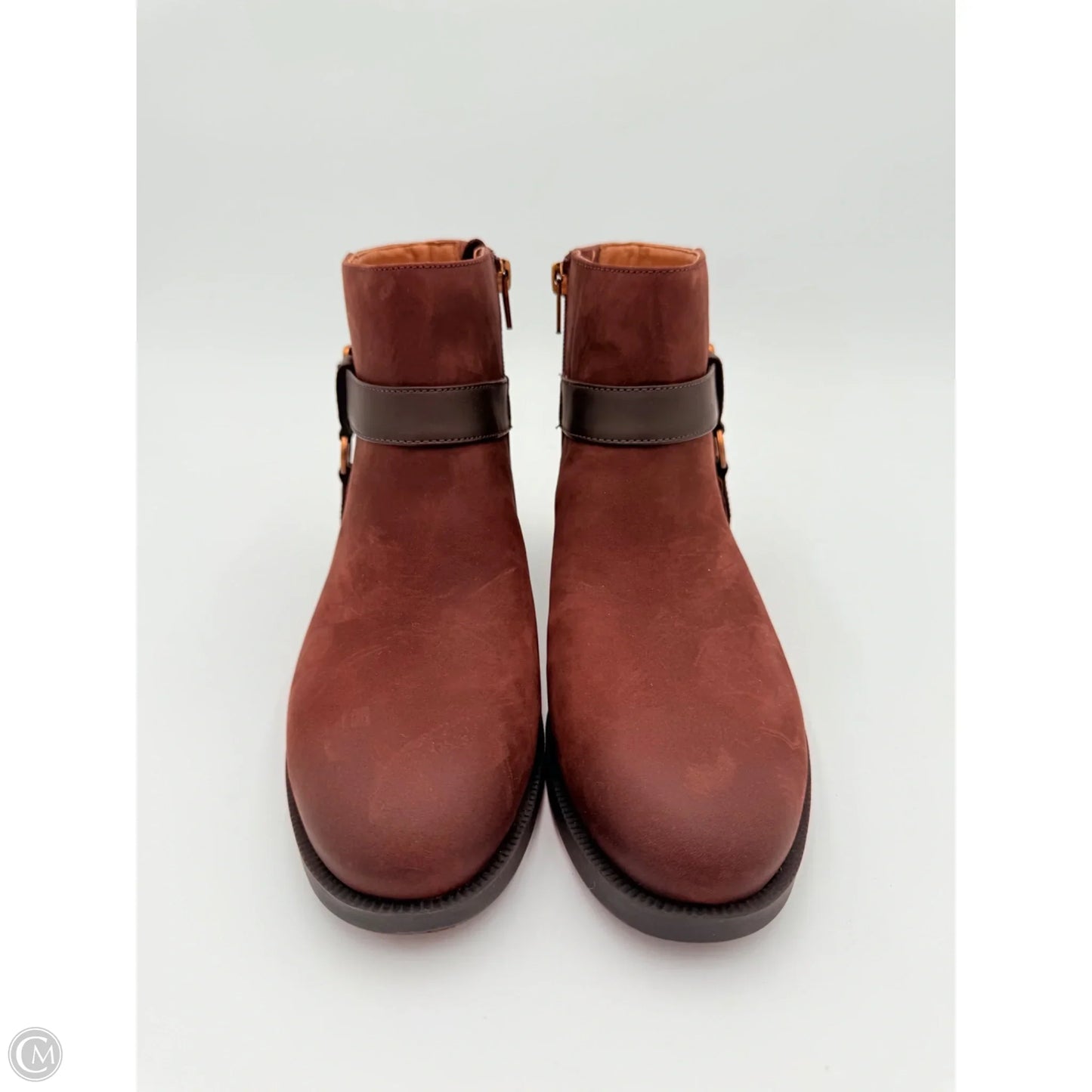 Boots Ankle Flats By Vionic In Brown, Size: 7.5
