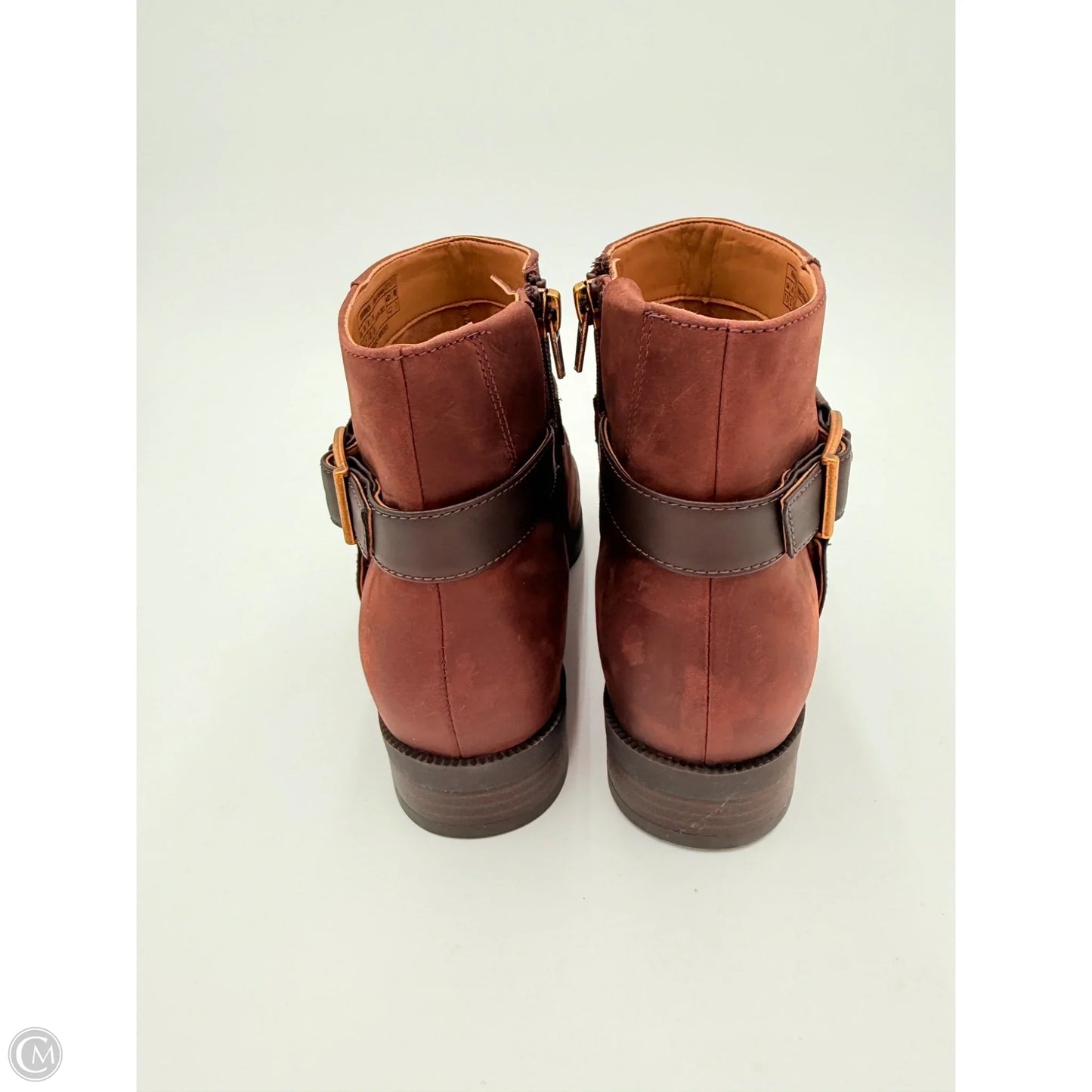 Boots Ankle Flats By Vionic In Brown, Size: 7.5