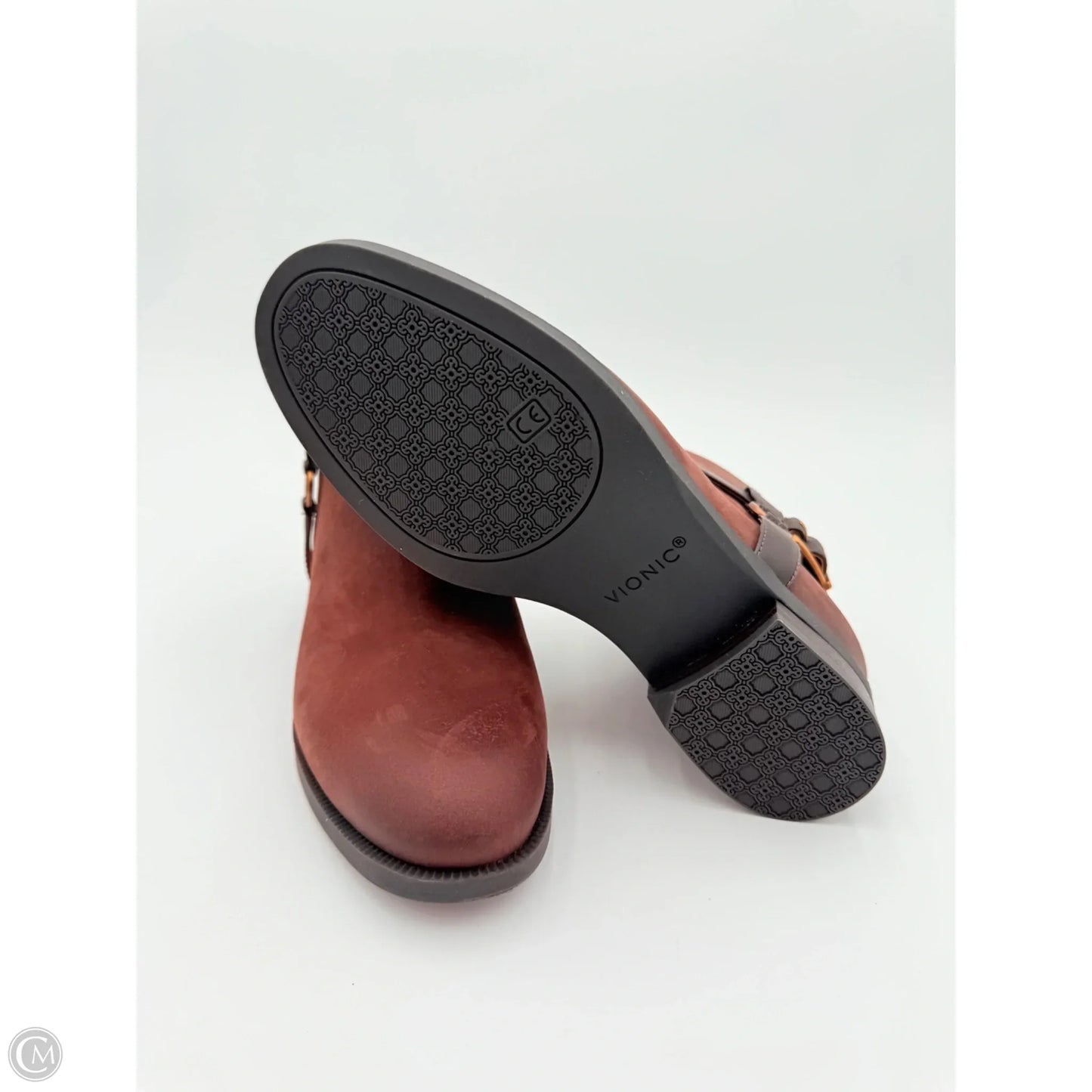 Boots Ankle Flats By Vionic In Brown, Size: 7.5