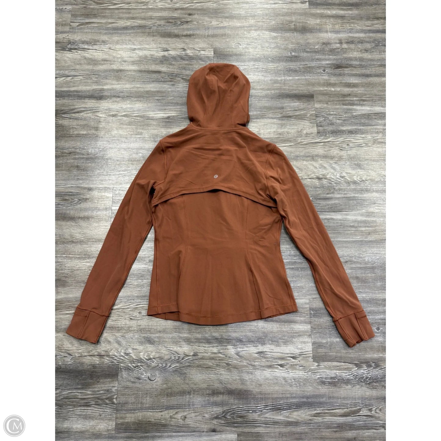 Athletic Jacket By Lululemon In Tan, Size: 10