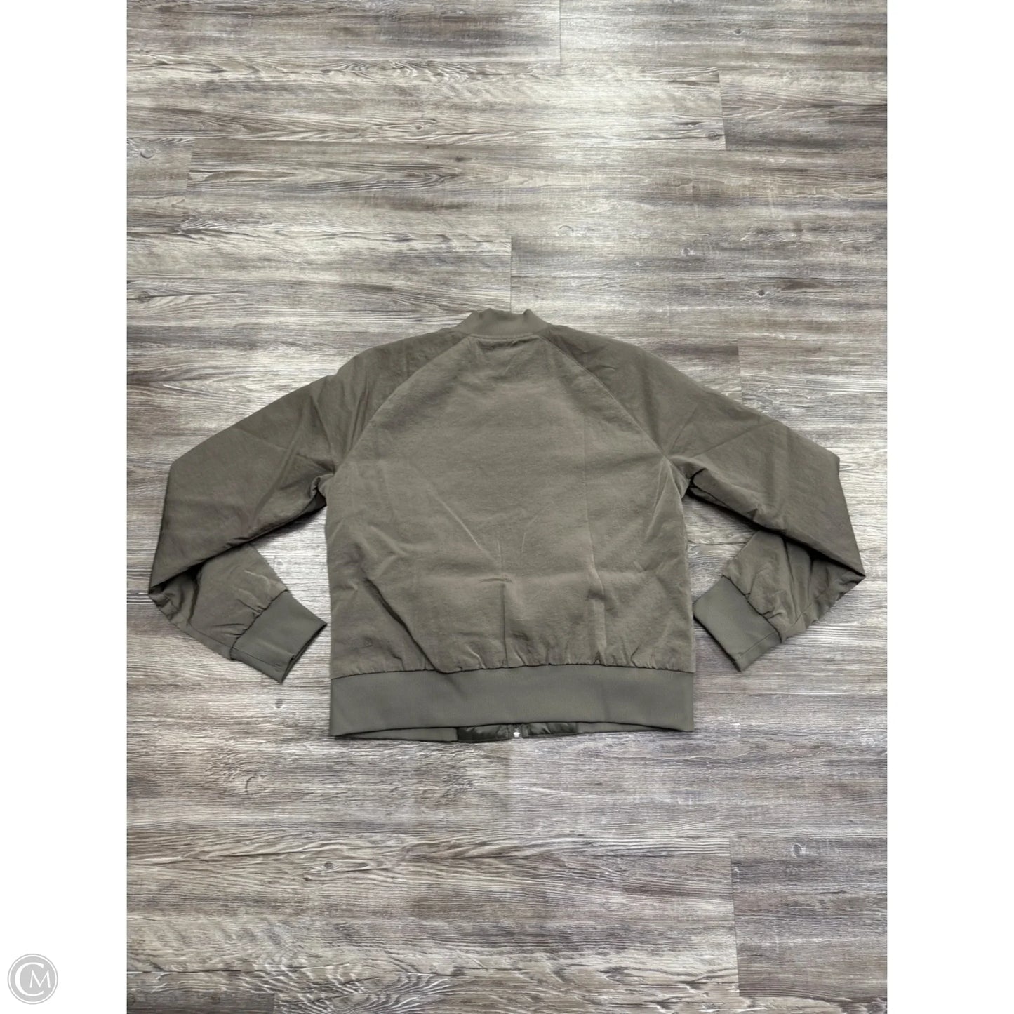 Athletic Jacket By Lululemon In Green, Size: 10