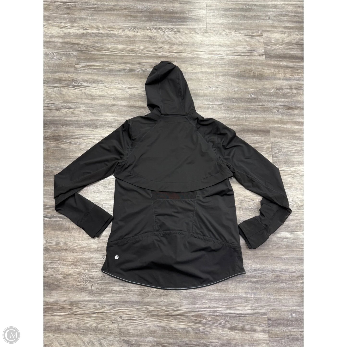 Athletic Jacket By Lululemon In Black, Size: 8