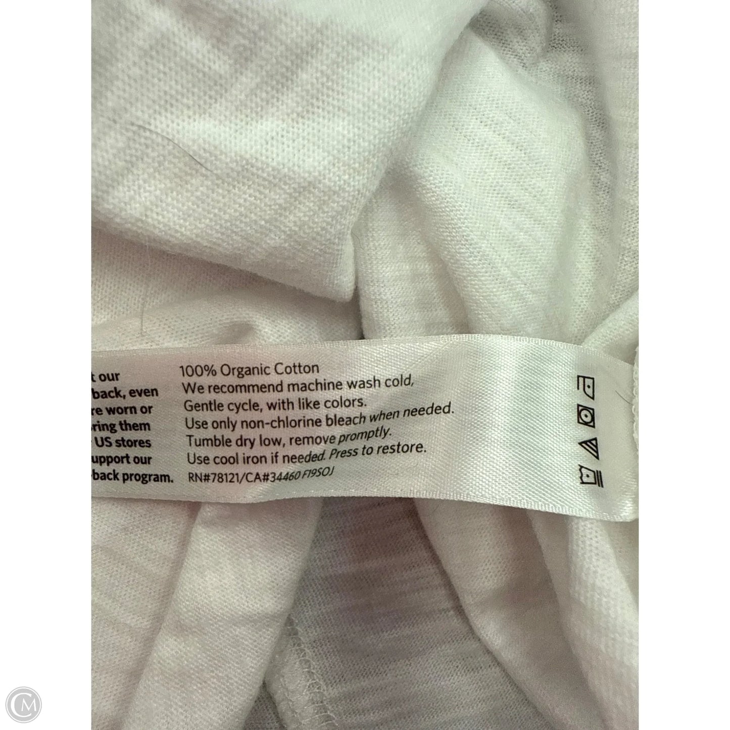 Top Sleeveless Basic By Eileen Fisher In White, Size: Xl