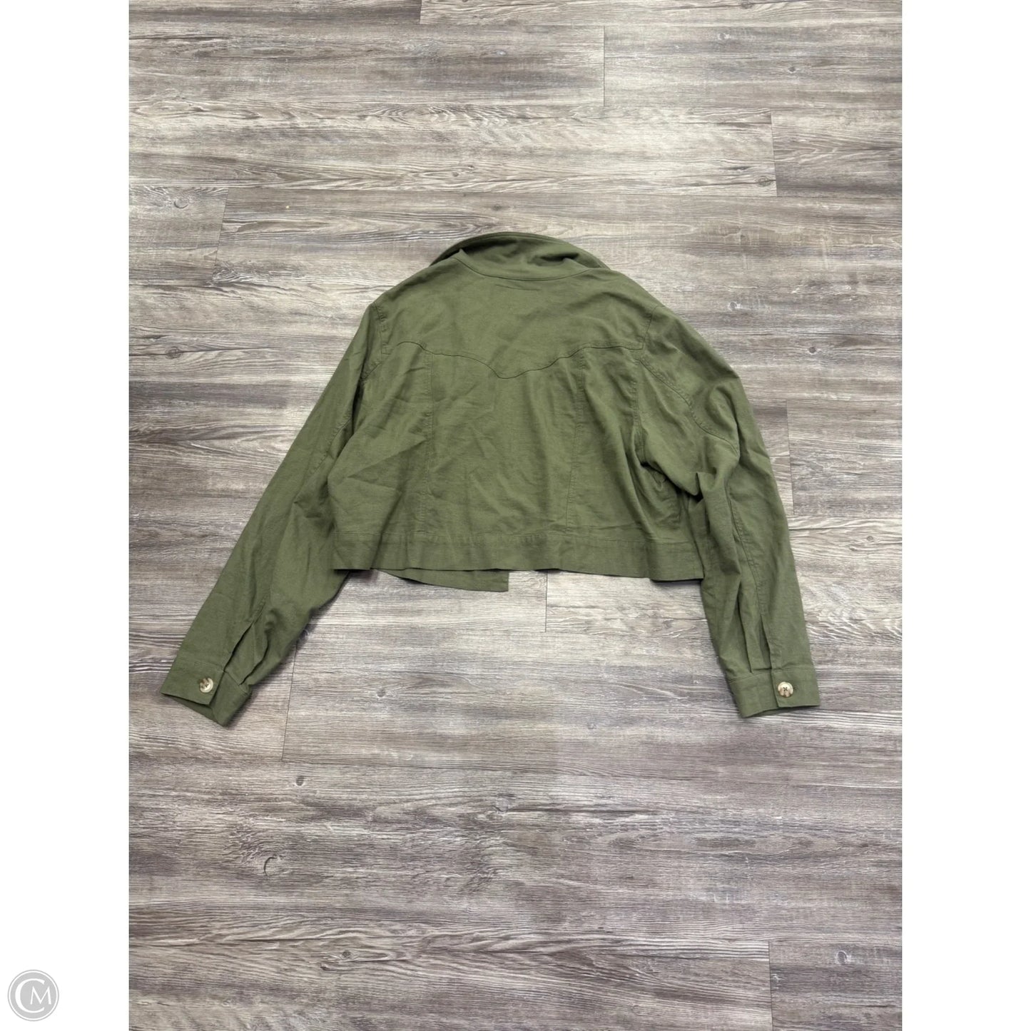 Jacket Other By Torrid In Green, Size: 1x