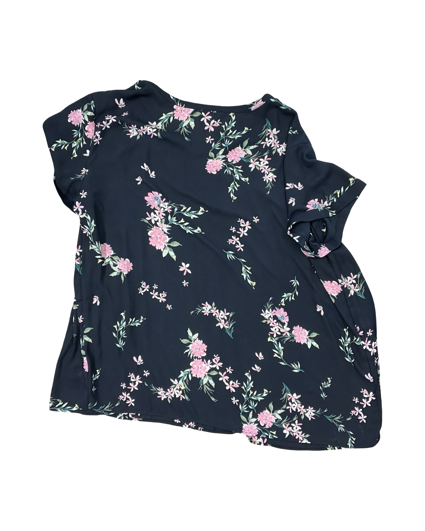Top Ss By Croft And Barrow In Black, Size:2X