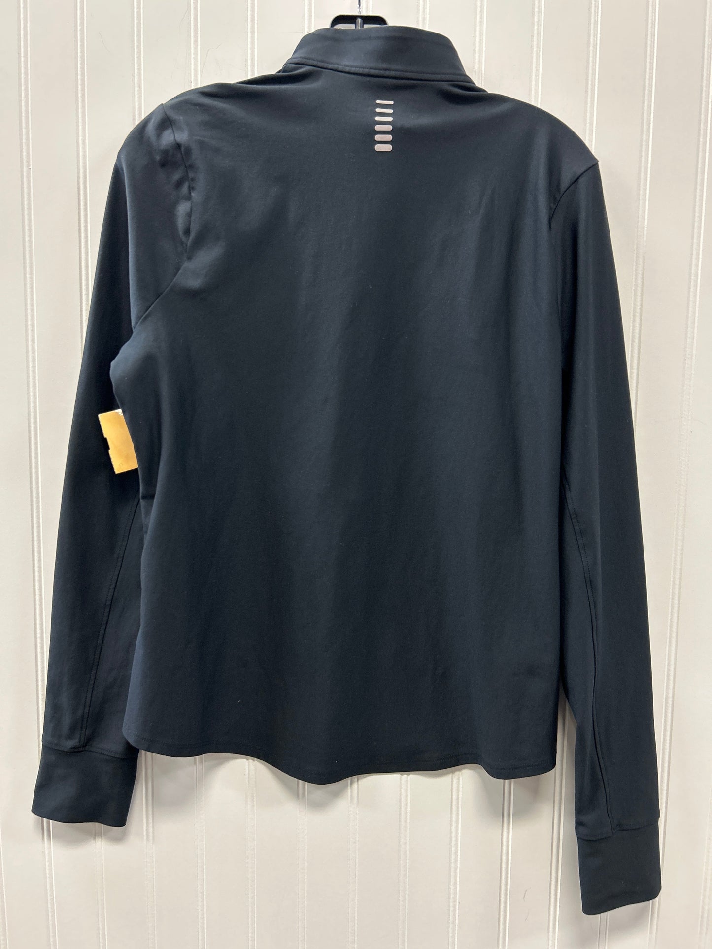 Athletic Top Ls Collar By Under Armour In Black, Size:M