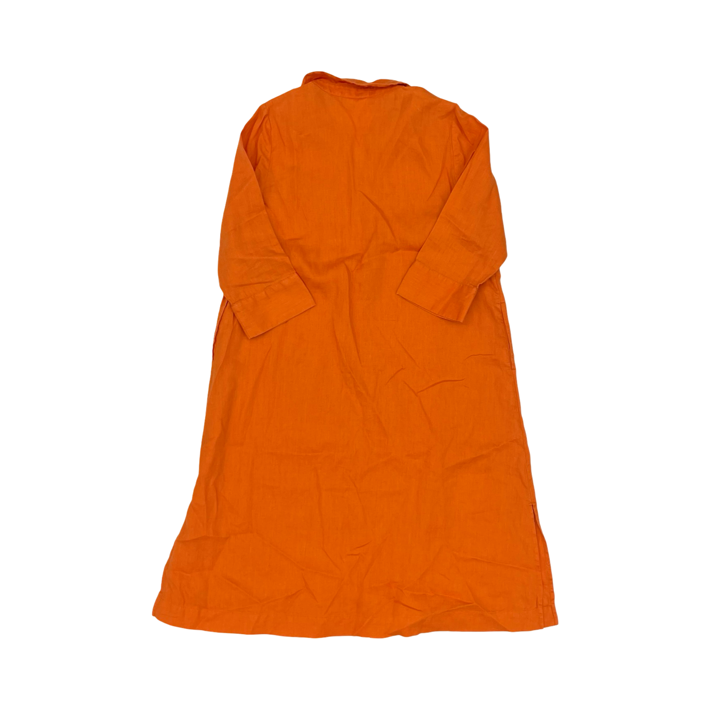 Dress Casual Midi By J. Jill In Orange, Size:Sp