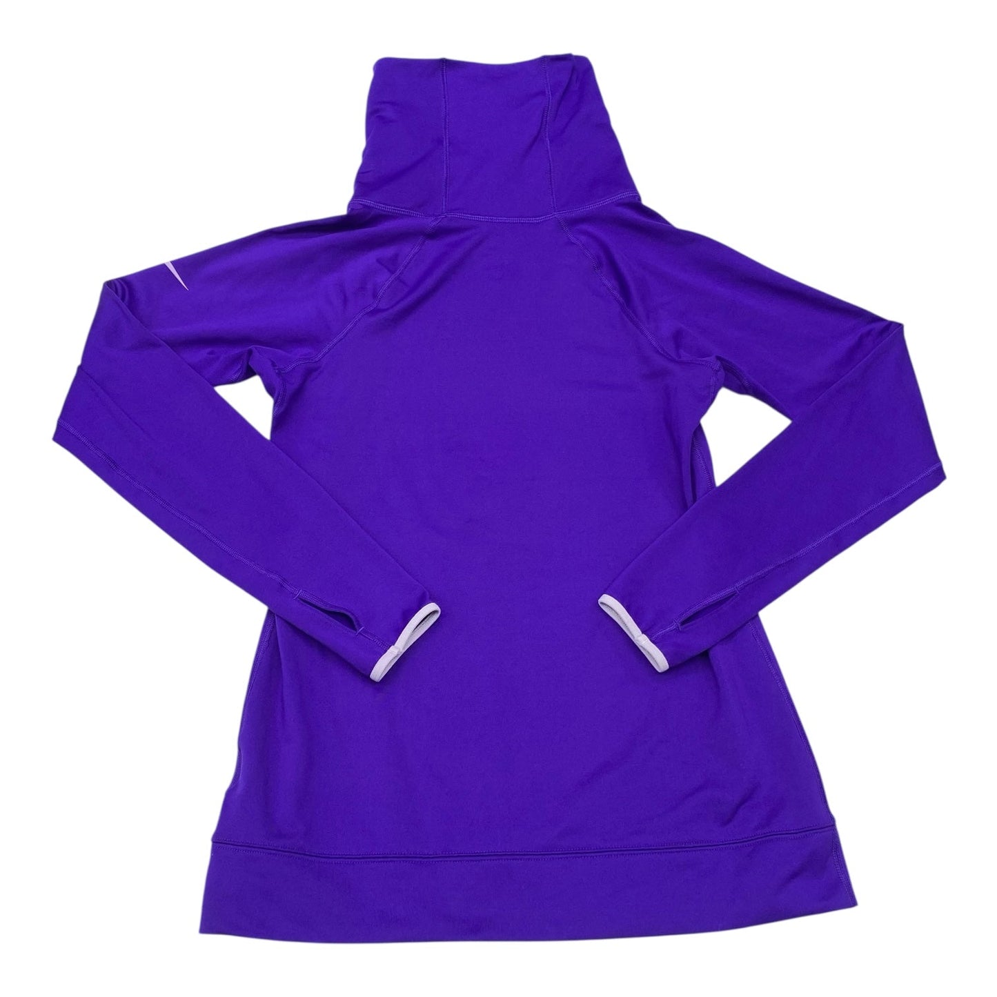 Athletic Top Ls Collar By Nike In Purple, Size:M