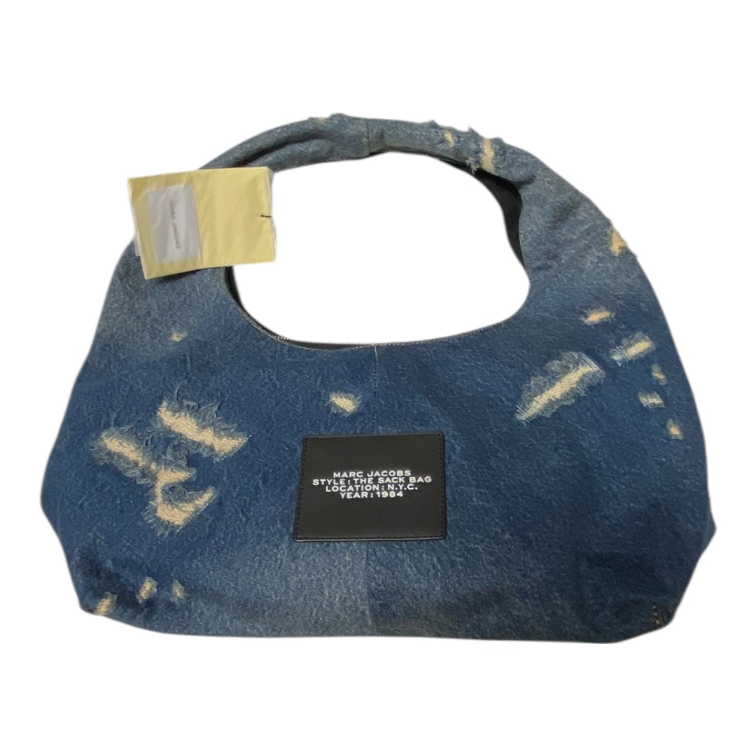 Handbag Designer By Marc Jacobs In Blue Denim, Size:Large