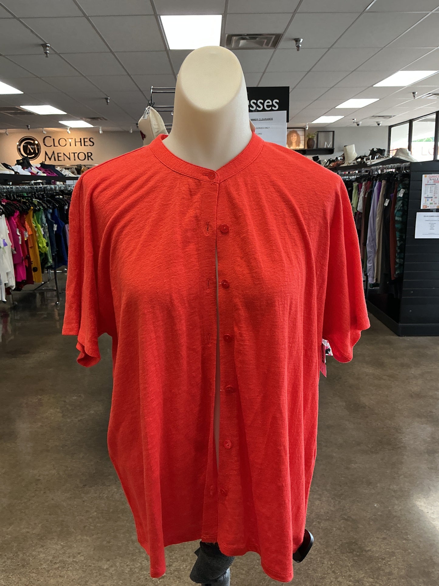 Top Ss By Eileen Fisher In Orange, Size:S
