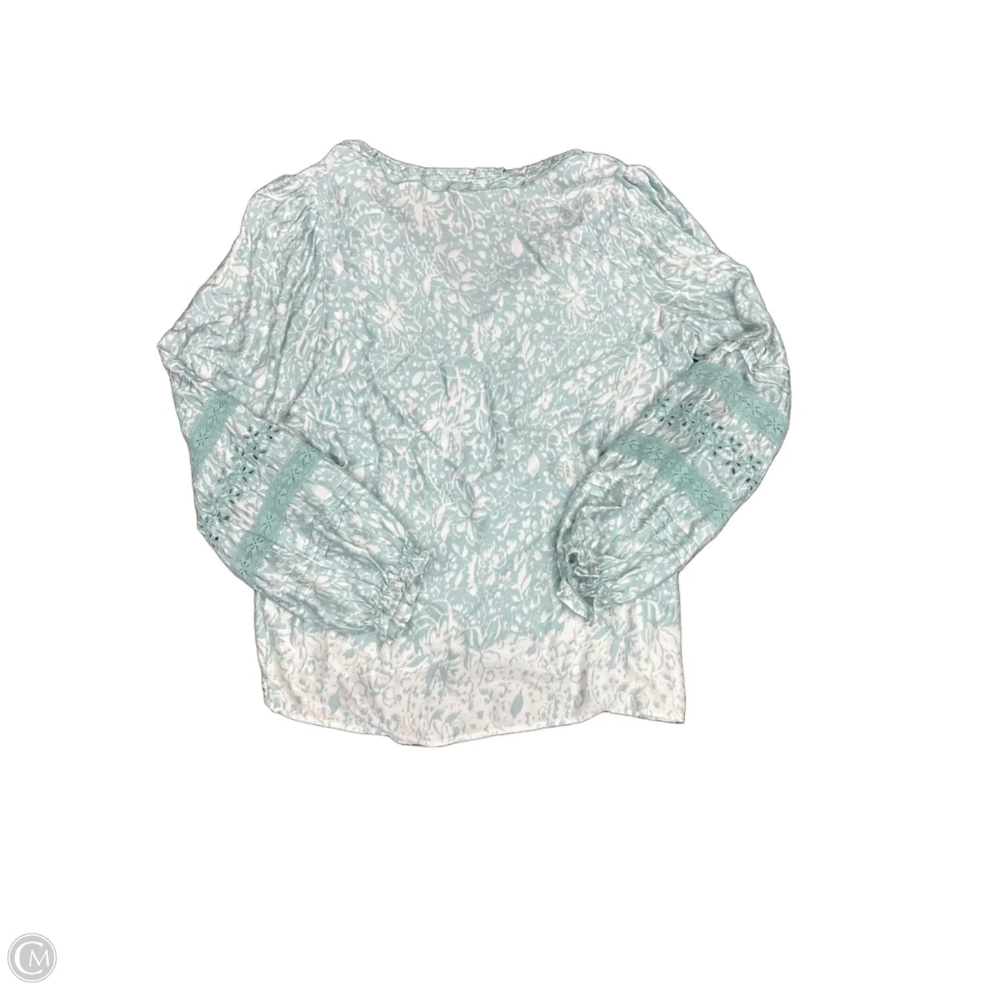 Top Long Sleeve By Lovestitch In Green, Size: S