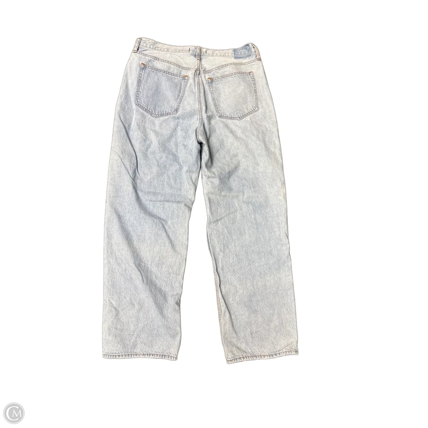 Jeans Straight By Abercrombie And Fitch In Blue Denim, Size: 14