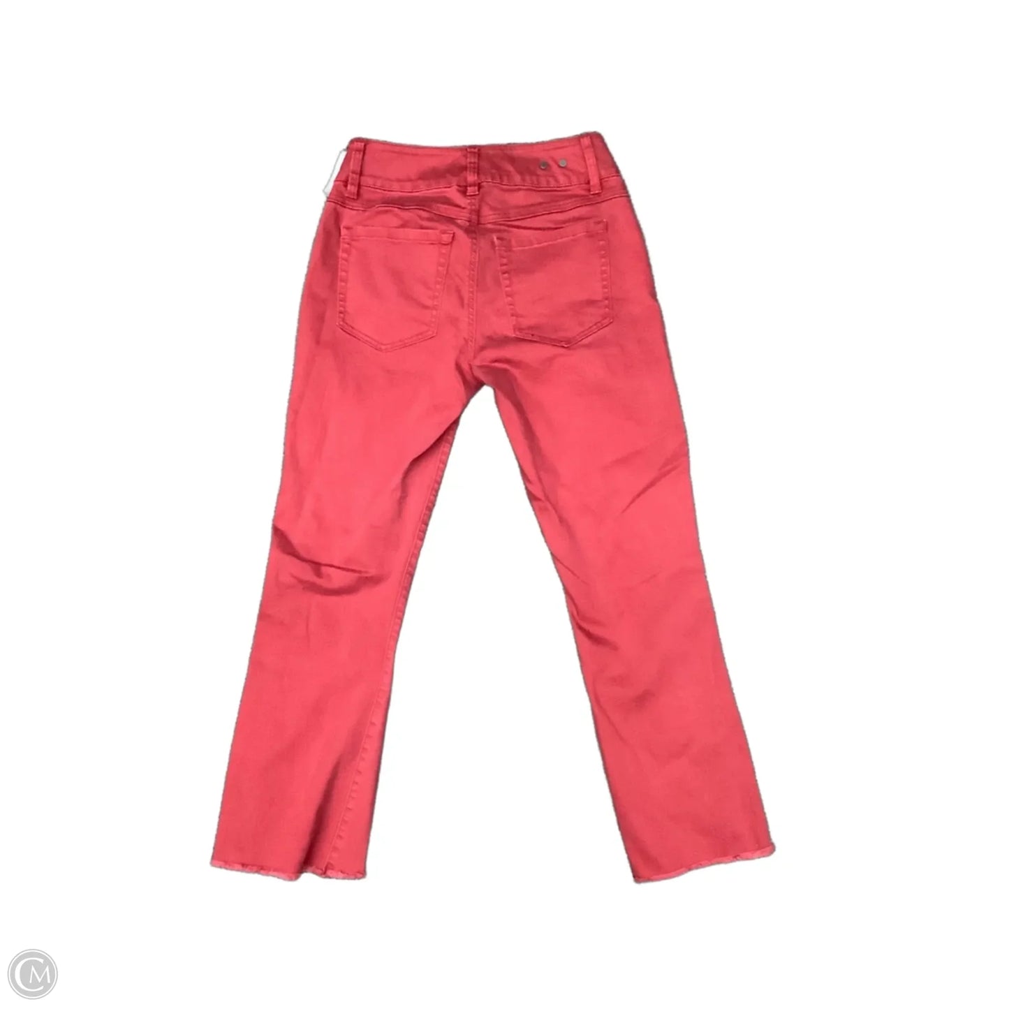 Jeans Cropped By Cabi In Red, Size: 0