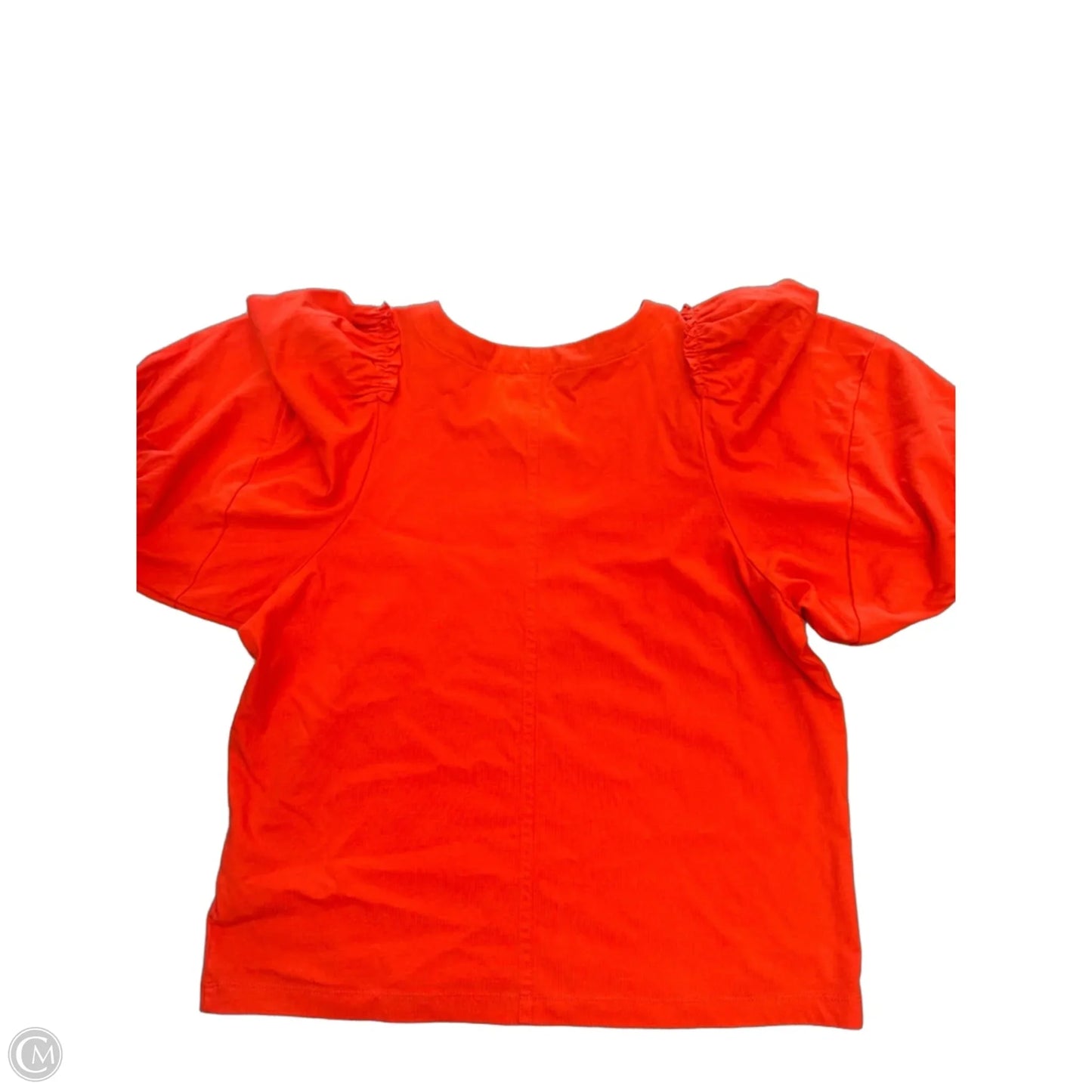 Top Short Sleeve By Maeve In Orange, Size: M