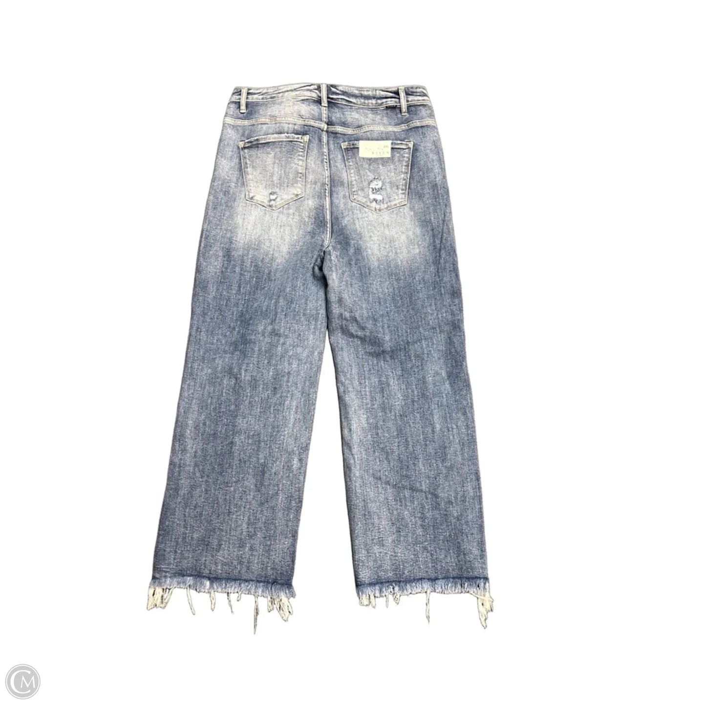 Jeans Wide Leg By Risen In Blue, Size: 2x