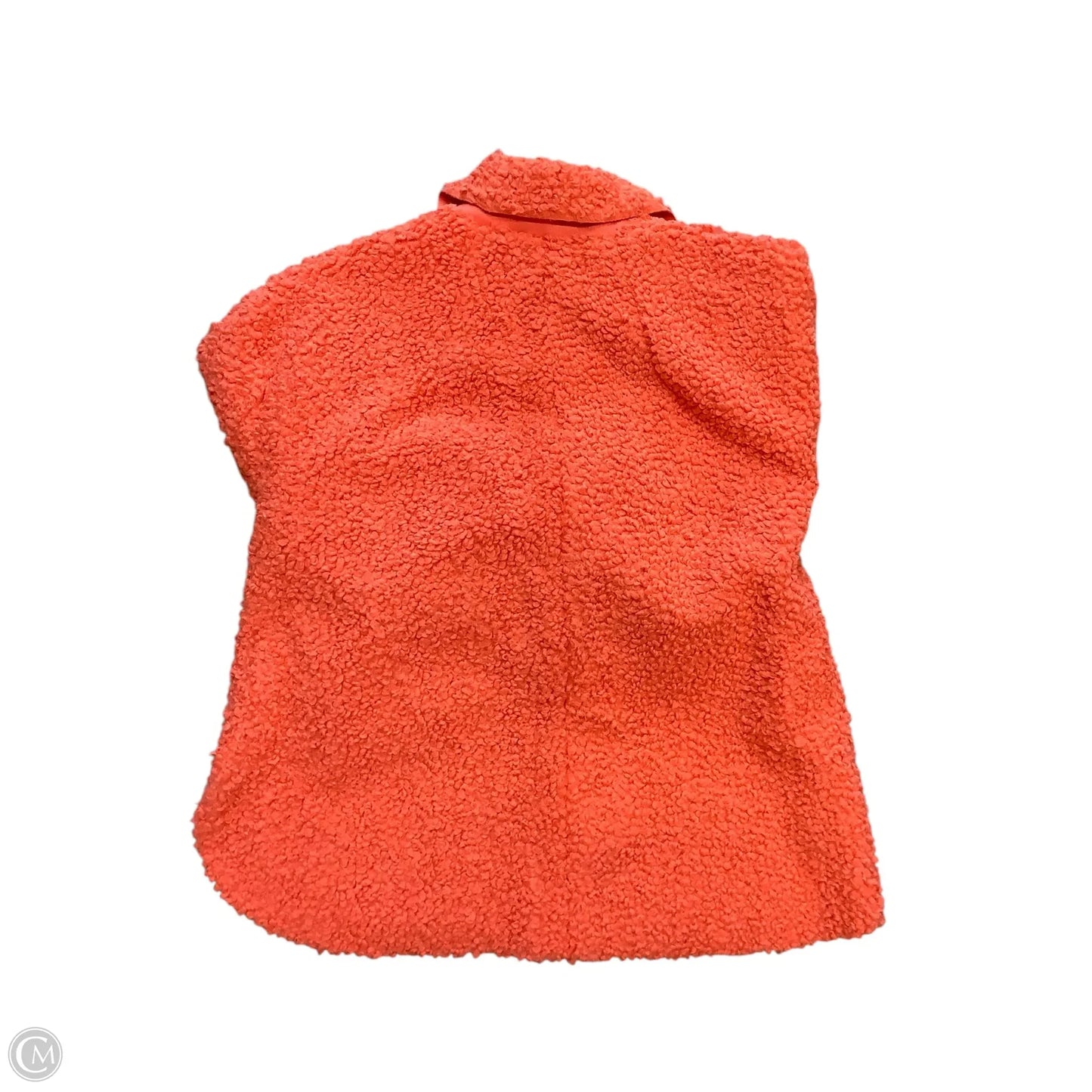 Coat Faux Fur & Sherpa By Endless Rose In Orange, Size: S