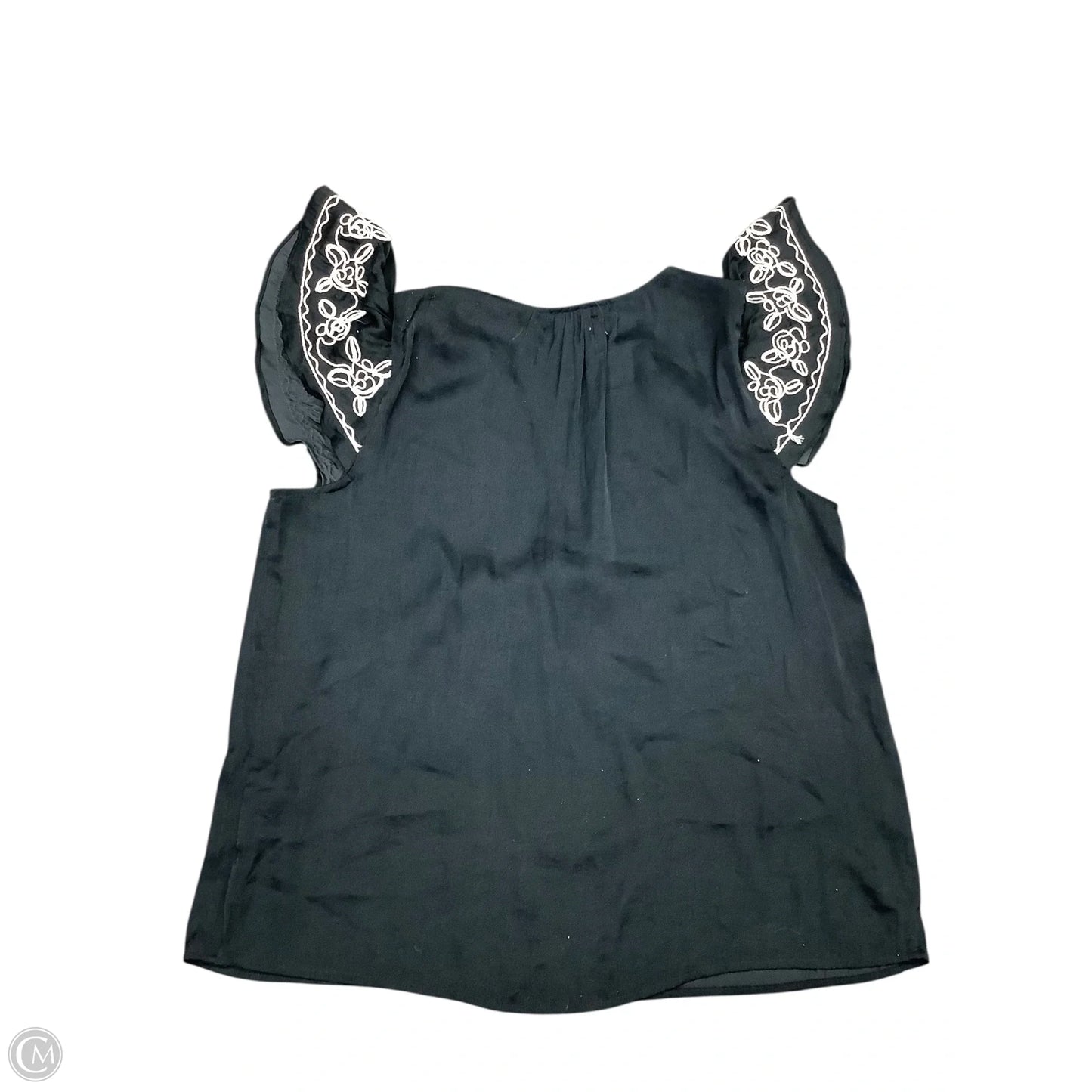 Top Short Sleeve By Rachel Zoe In Black, Size: S